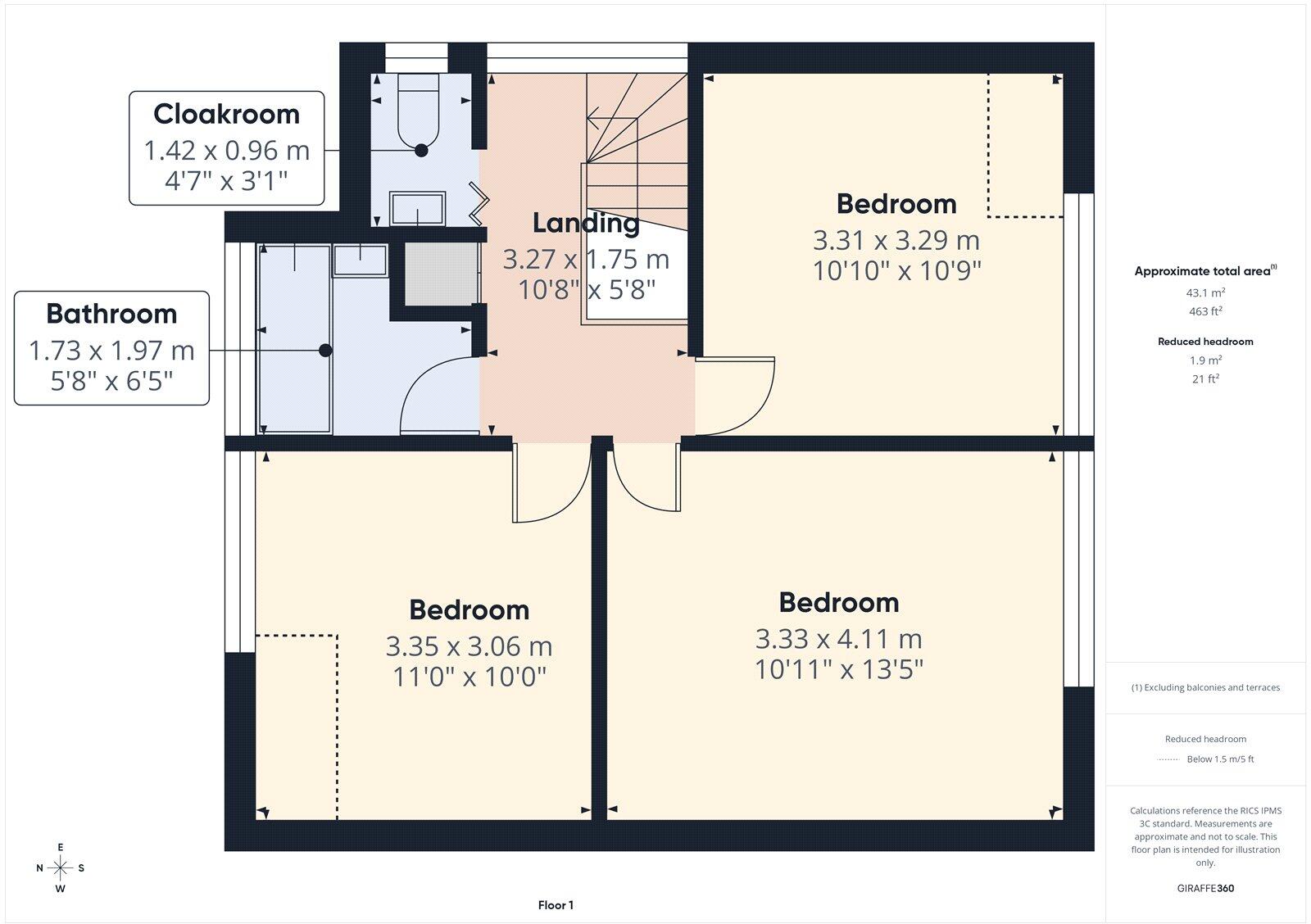Burnham Drive, Bleadon Hill, Weston-super-Mare, North Somerset, BS24 floorplan