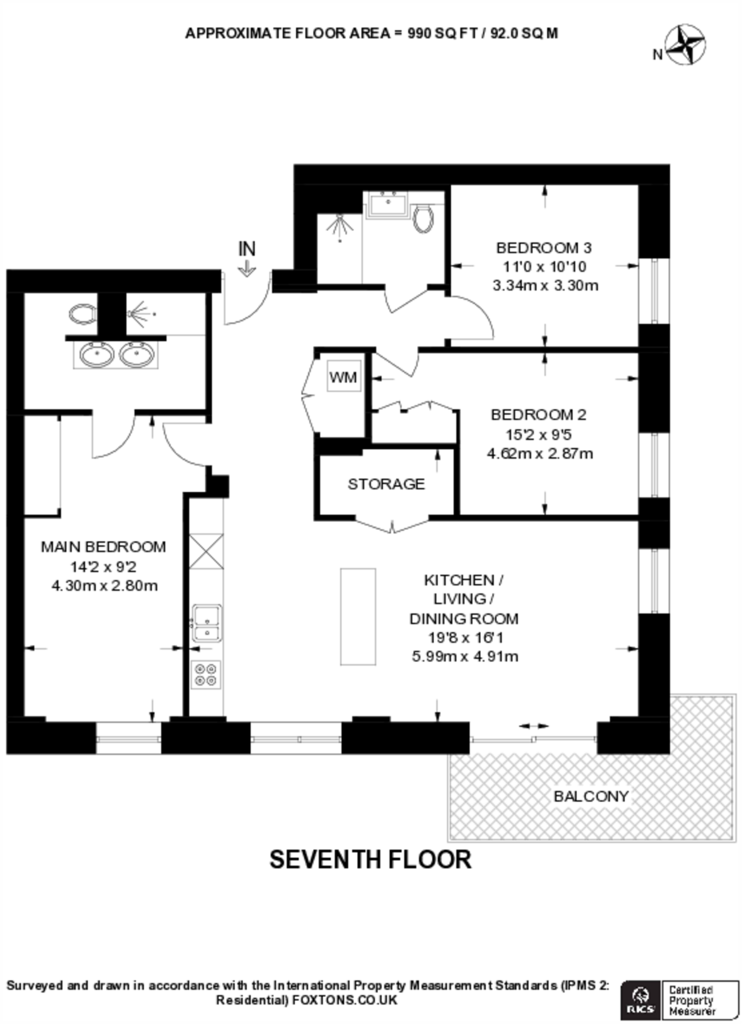 Chelsea Botanica, Fulham, London, SW6 floorplan