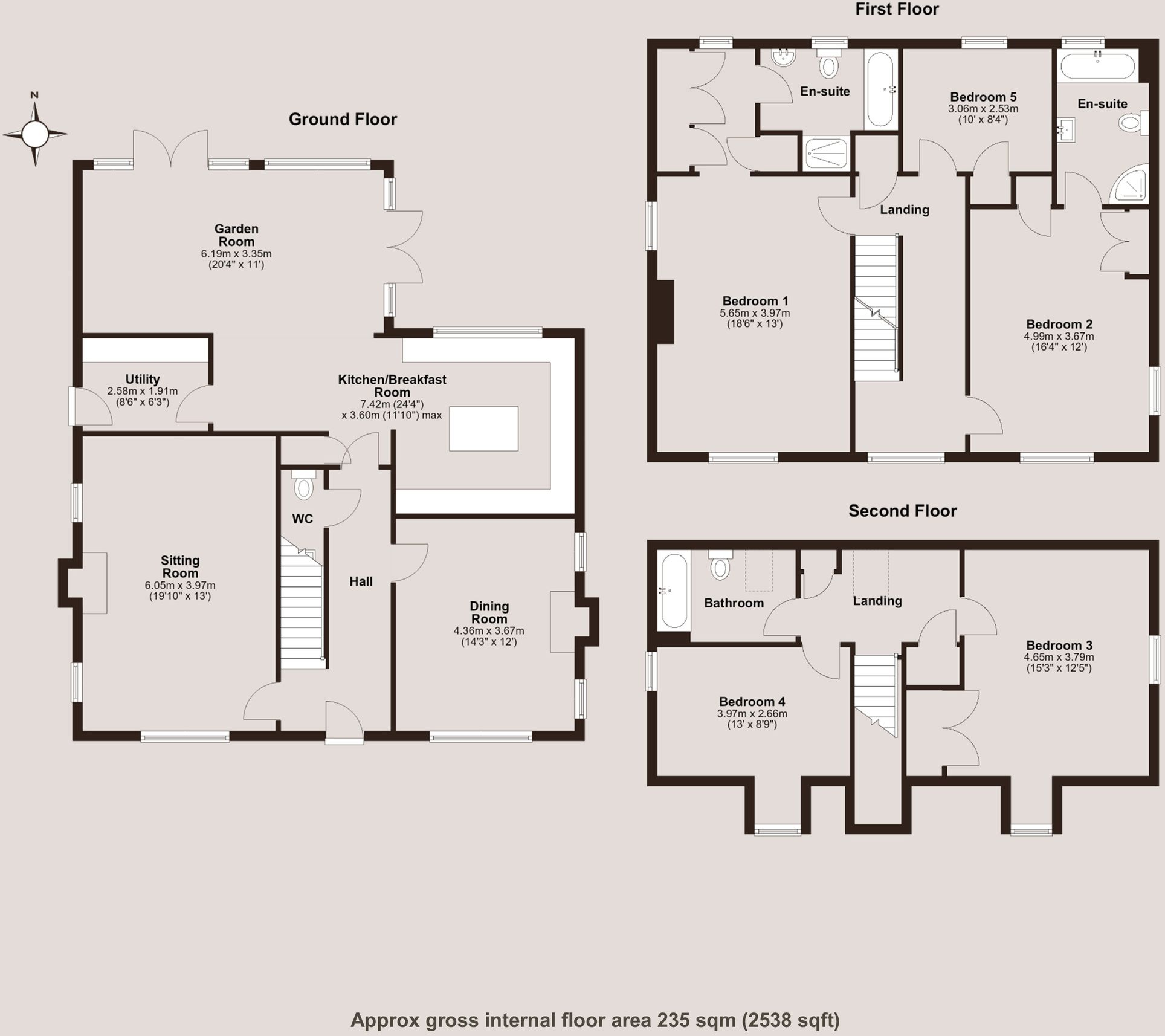 Milliners Way, Bishop's Stortford, CM23 floorplan