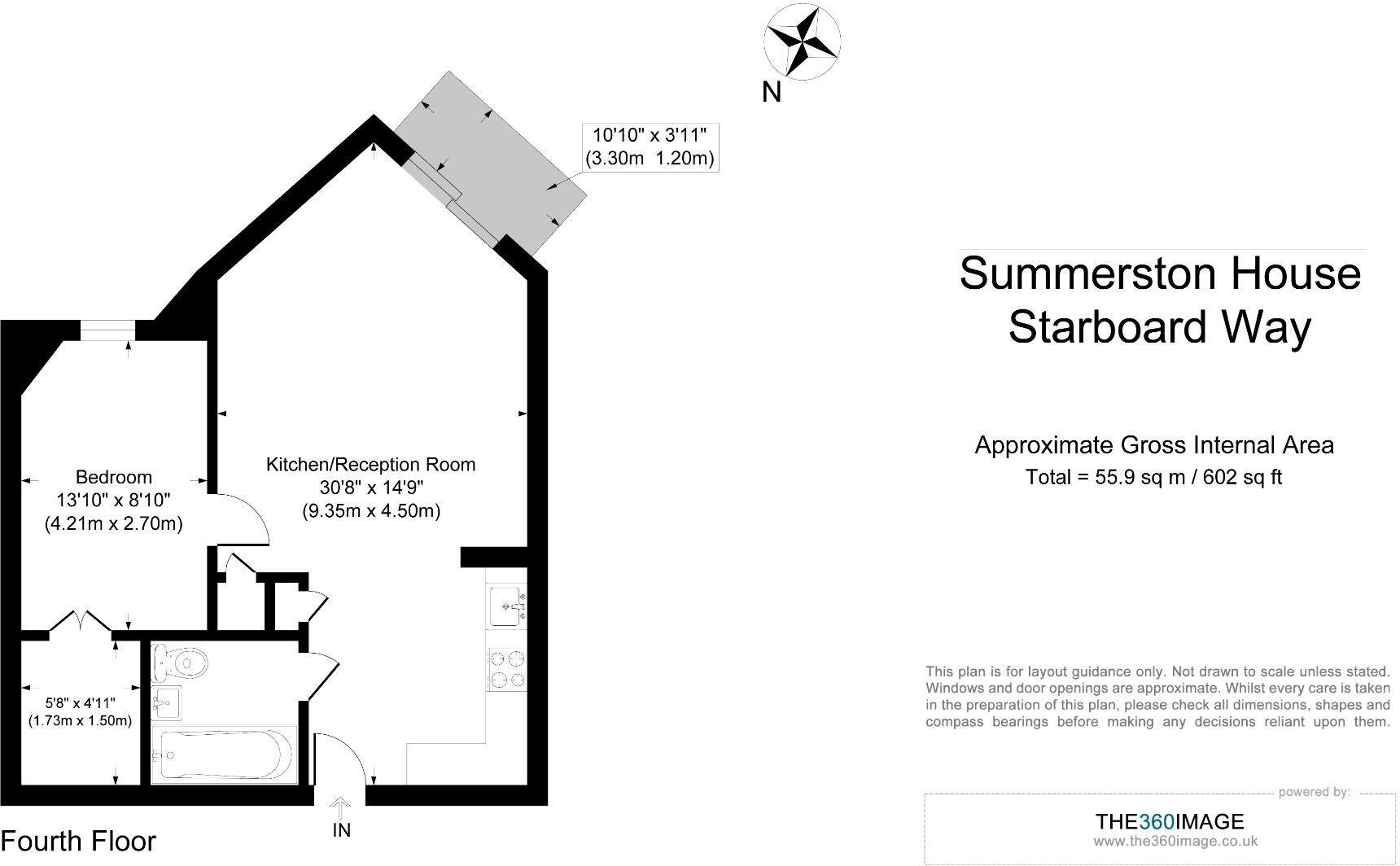 Summerston House, 51 Starboard Way, London, Greater London, E16 2PE floorplan