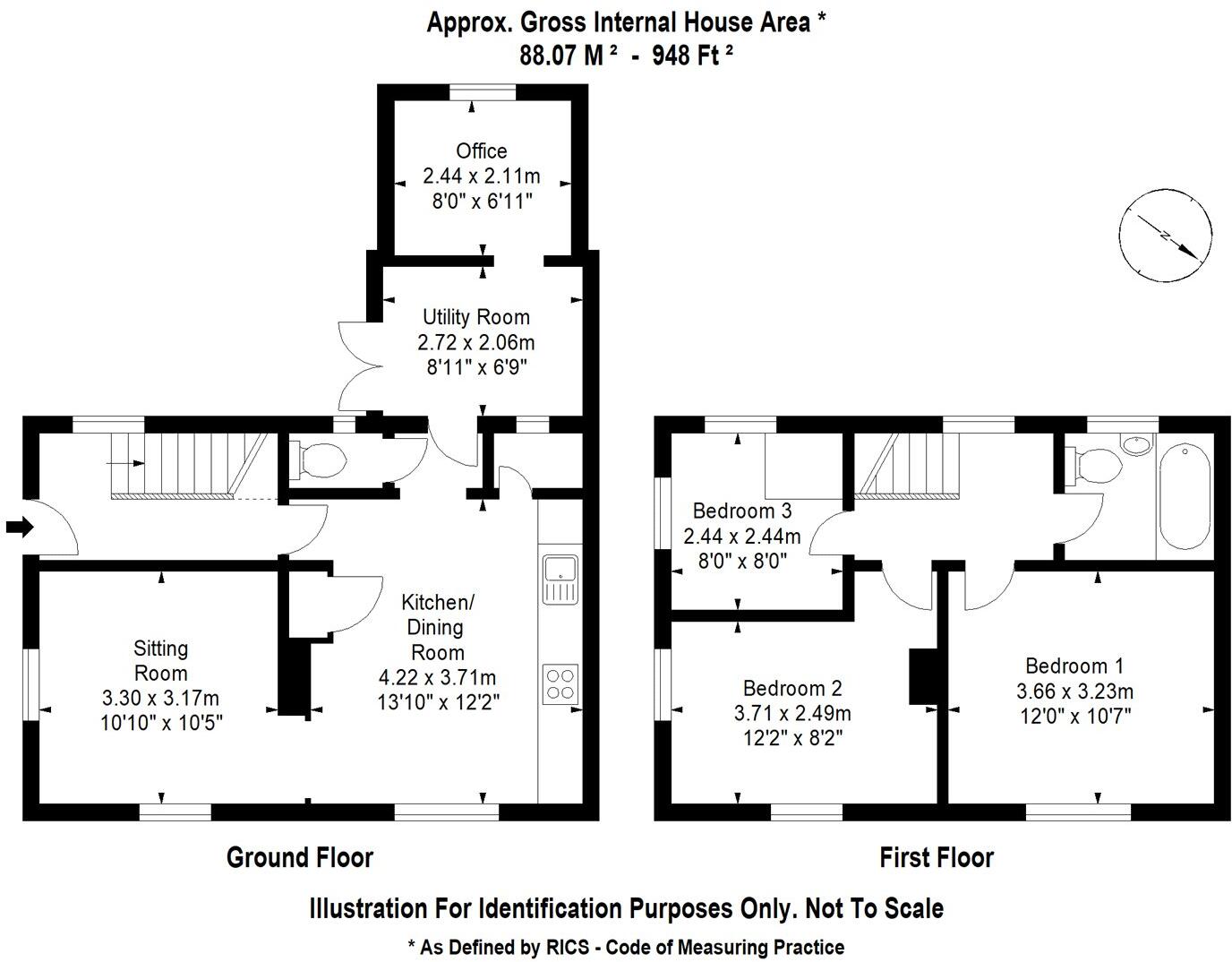 New Sleight Farm Cottages, Sleight, Devizes, Wiltshire, SN10 floorplan