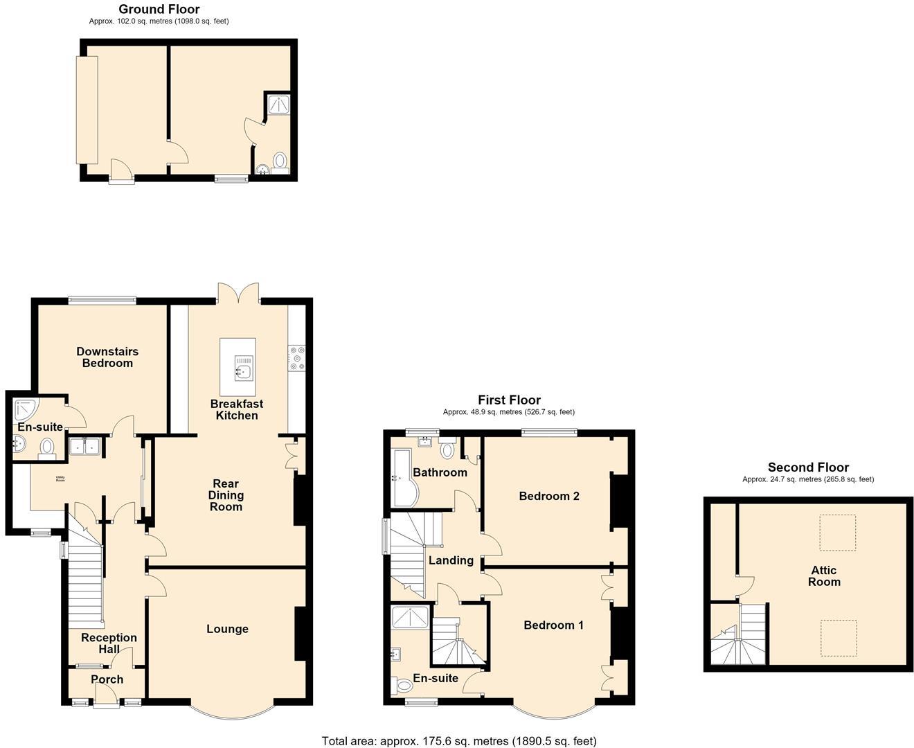 Llanddoged Road, Llanrwst floorplan