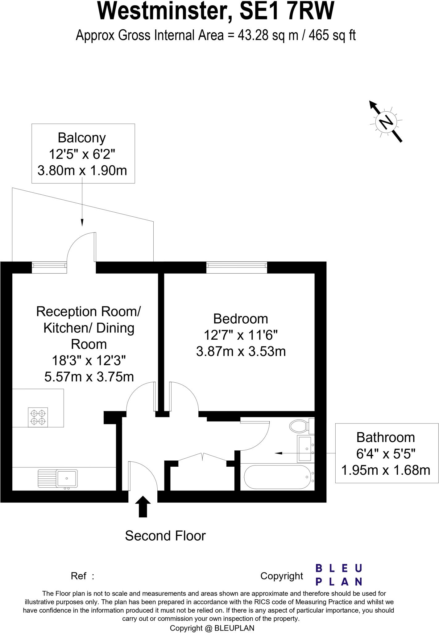 Westminster Bridge Road, London, SE1 floorplan