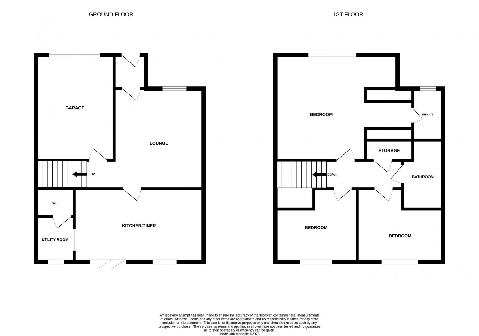 Merton Close, Kippax, West Yorkshire, LS25 floorplan