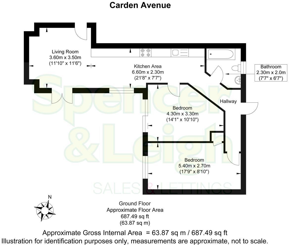 Carden Avenue, Patcham, Brighton floorplan