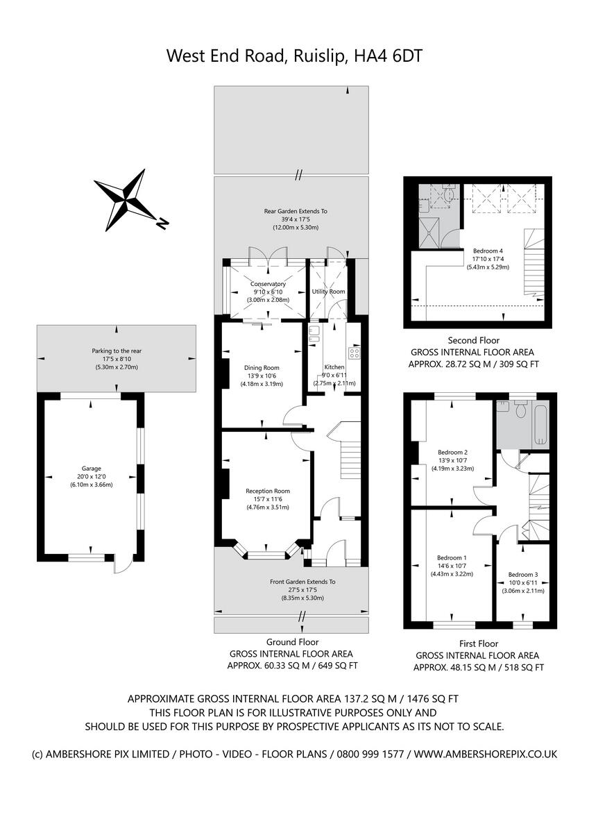 West End Road, Ruislip, HA4 floorplan