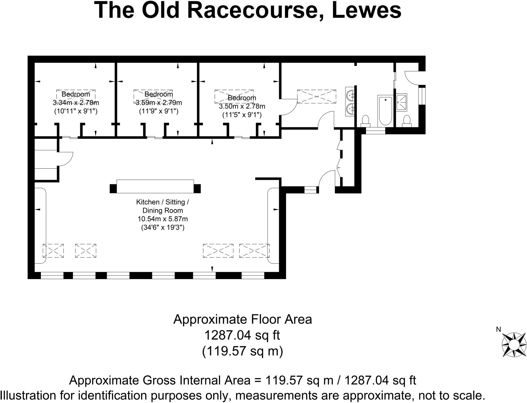 The Old Racecourse, Lewes floorplan