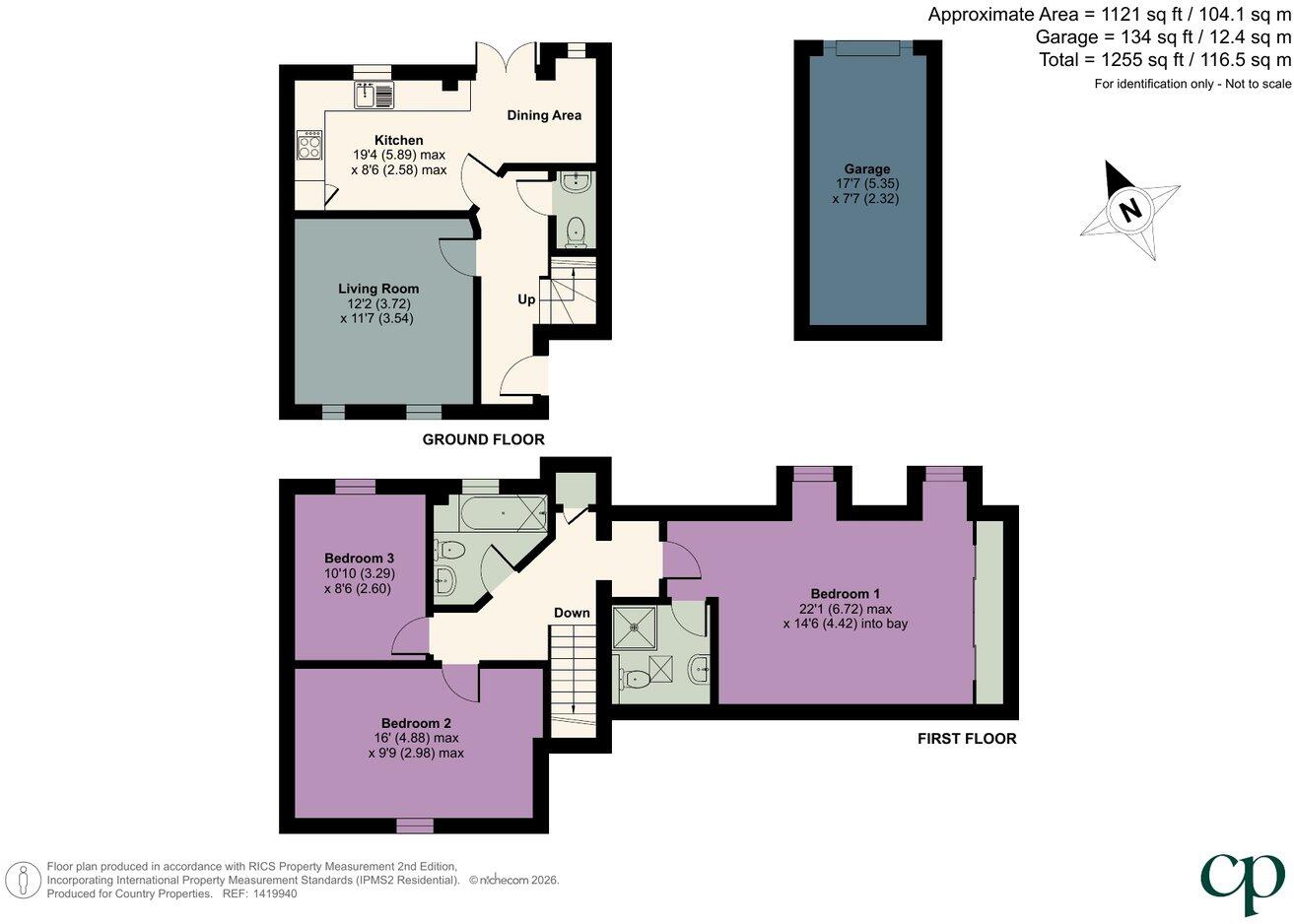 Stockbridge Close, Clifton, Shefford, SG17 floorplan