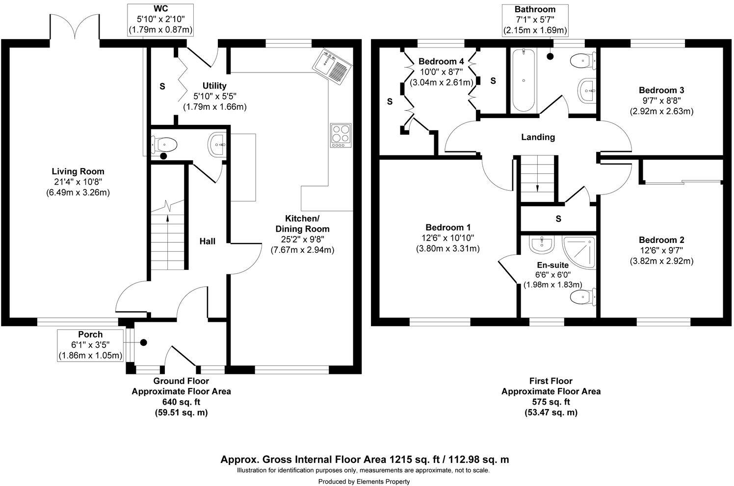 Manor Court, Fairburn, Knottingley, WF11 9NY floorplan