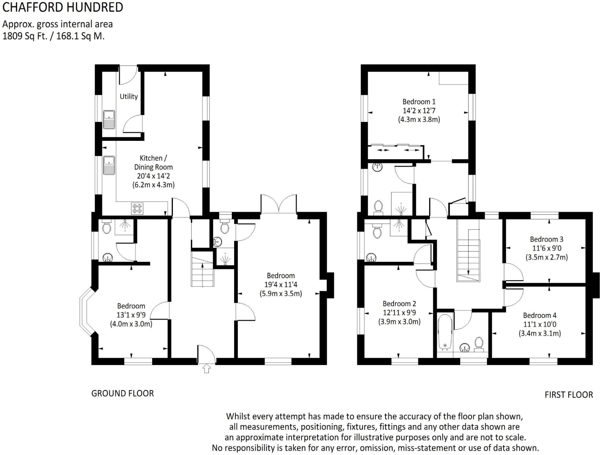 San Juan Drive, Chafford Hundred, Grays floorplan