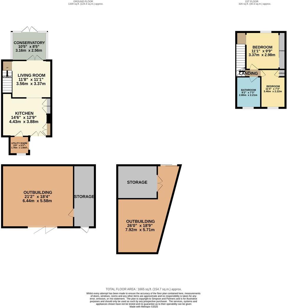 Woodwell Cottages, Twywell floorplan