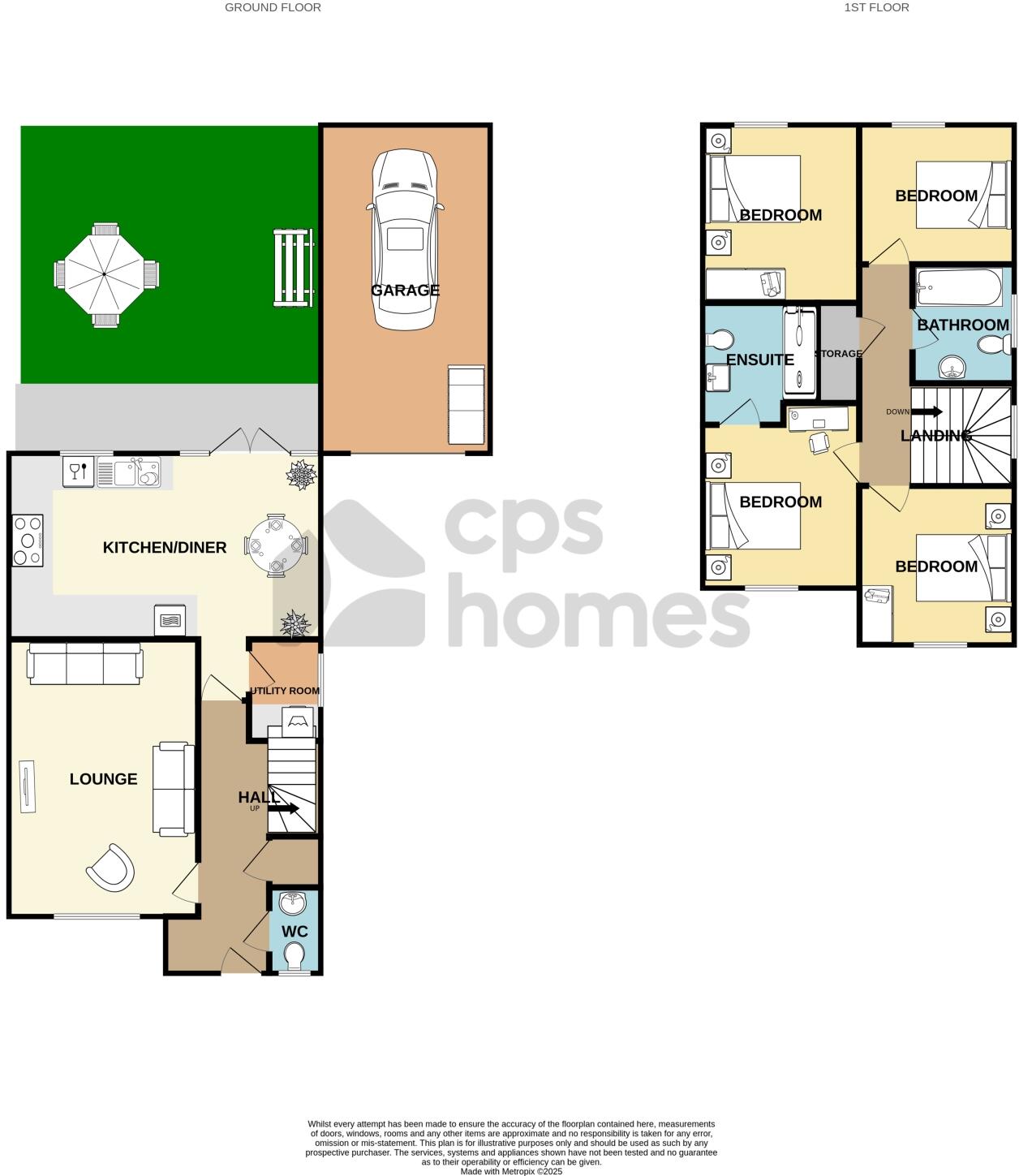 Clos Glascoed, Dinas Powys floorplan