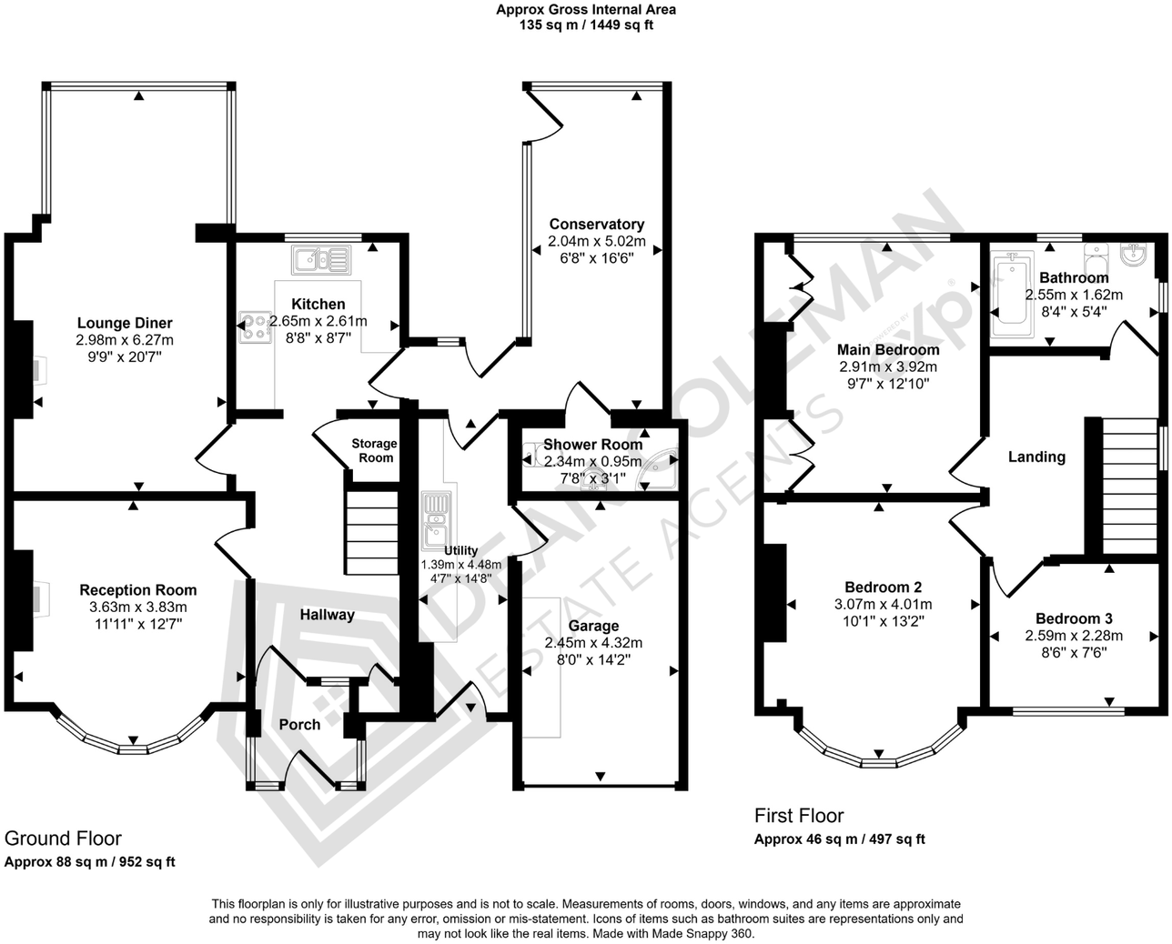 Kingsdown Road, Northfield, B31 1AH floorplan