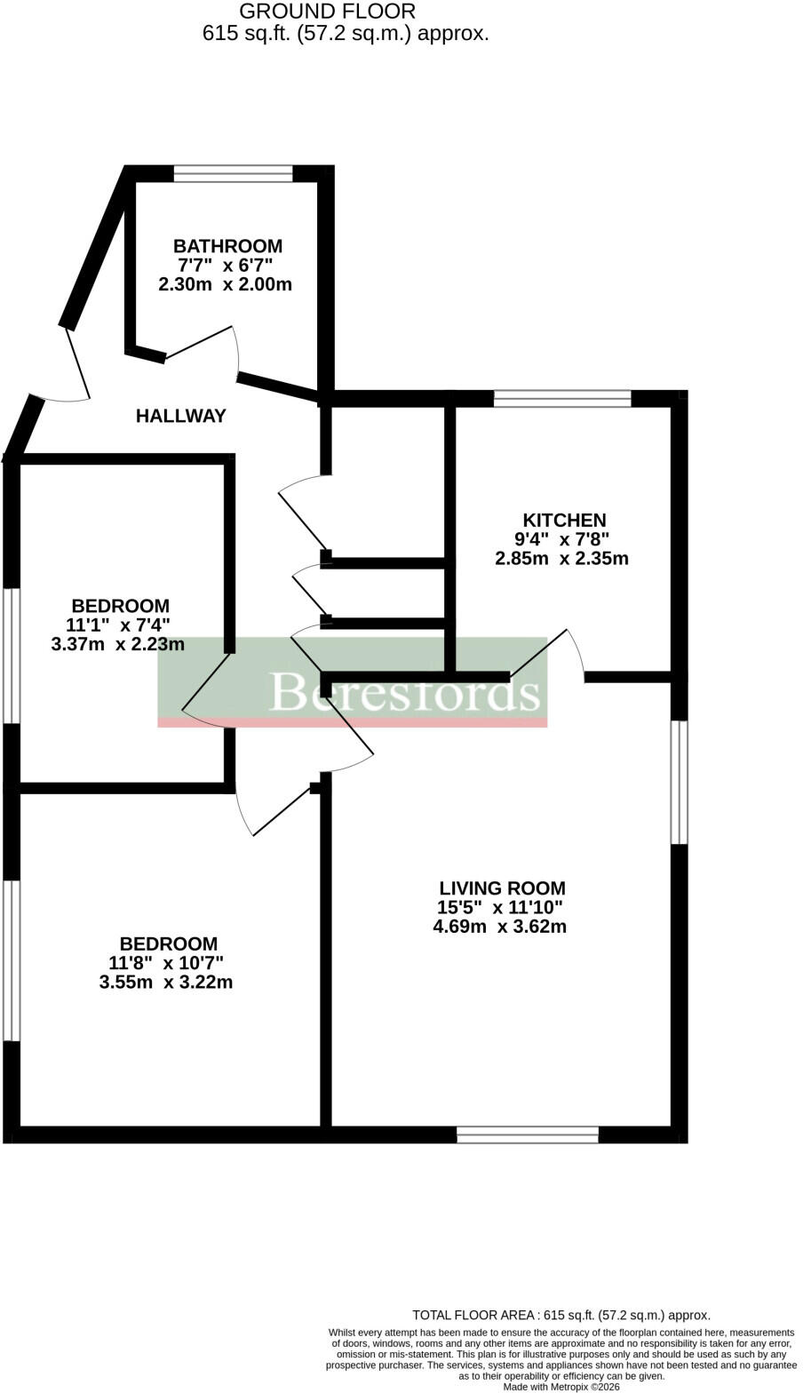 Grange Court, Wood Street, CM2 floorplan