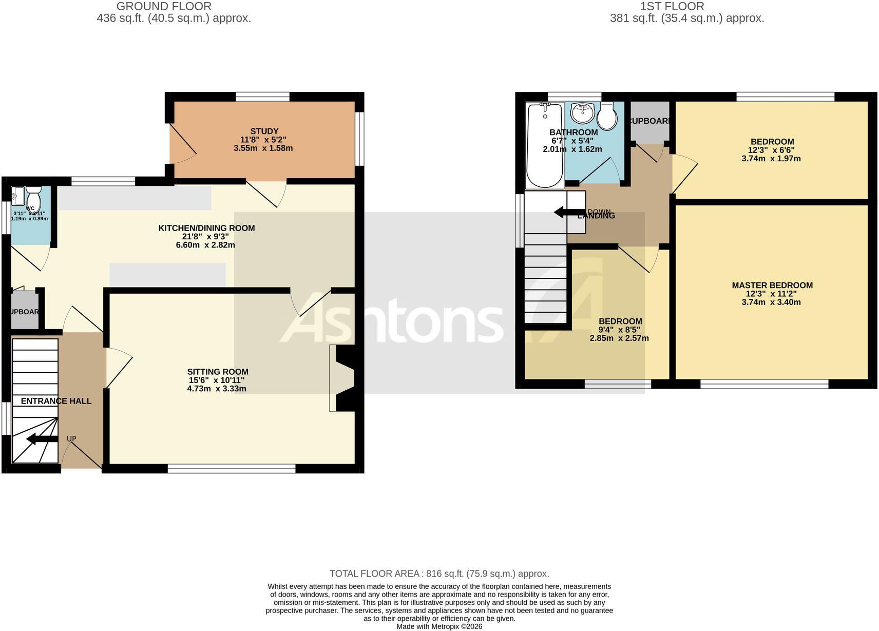 Chiltern Road, Warrington, WA2 floorplan