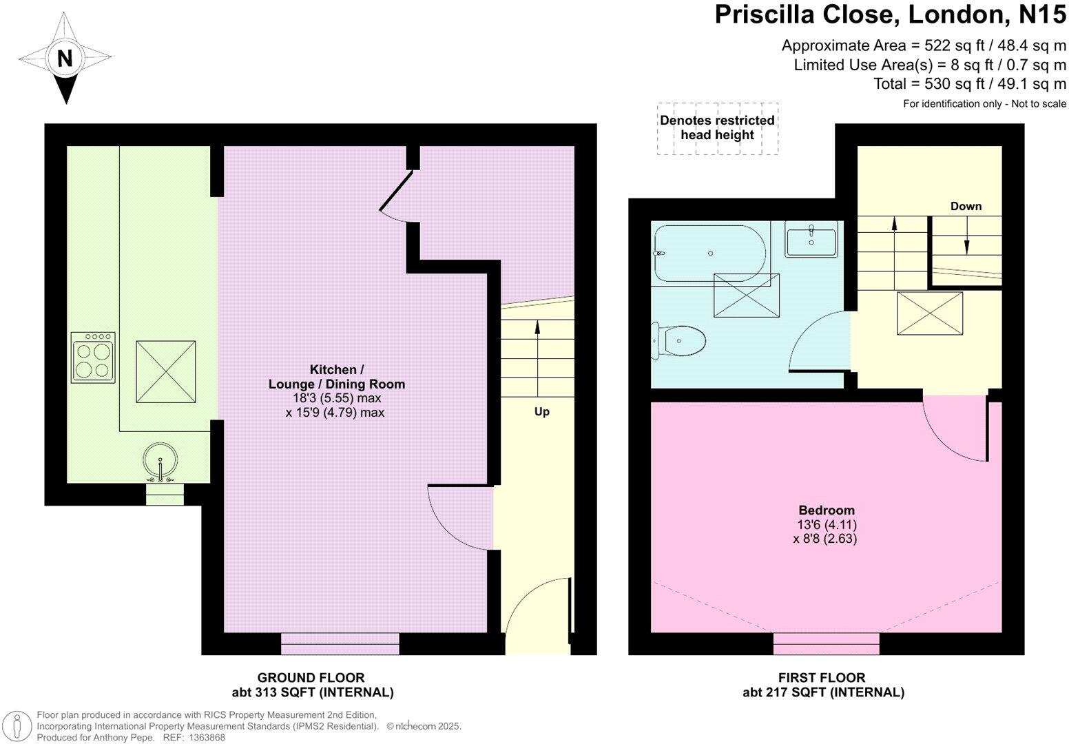 Priscilla Close, Harringay, London, N15 floorplan