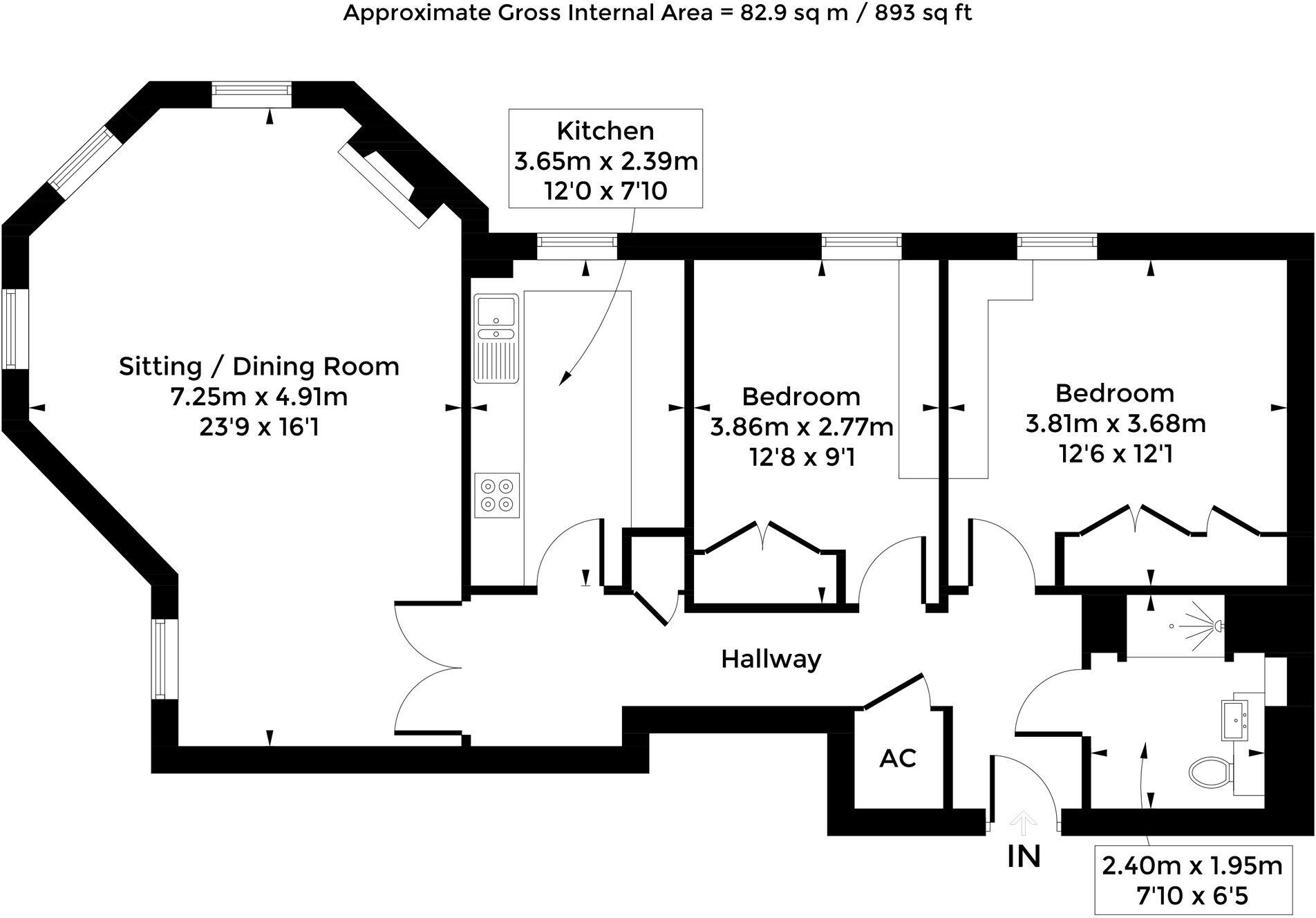 Upper Brook Hill, Woodstock, OX20 floorplan