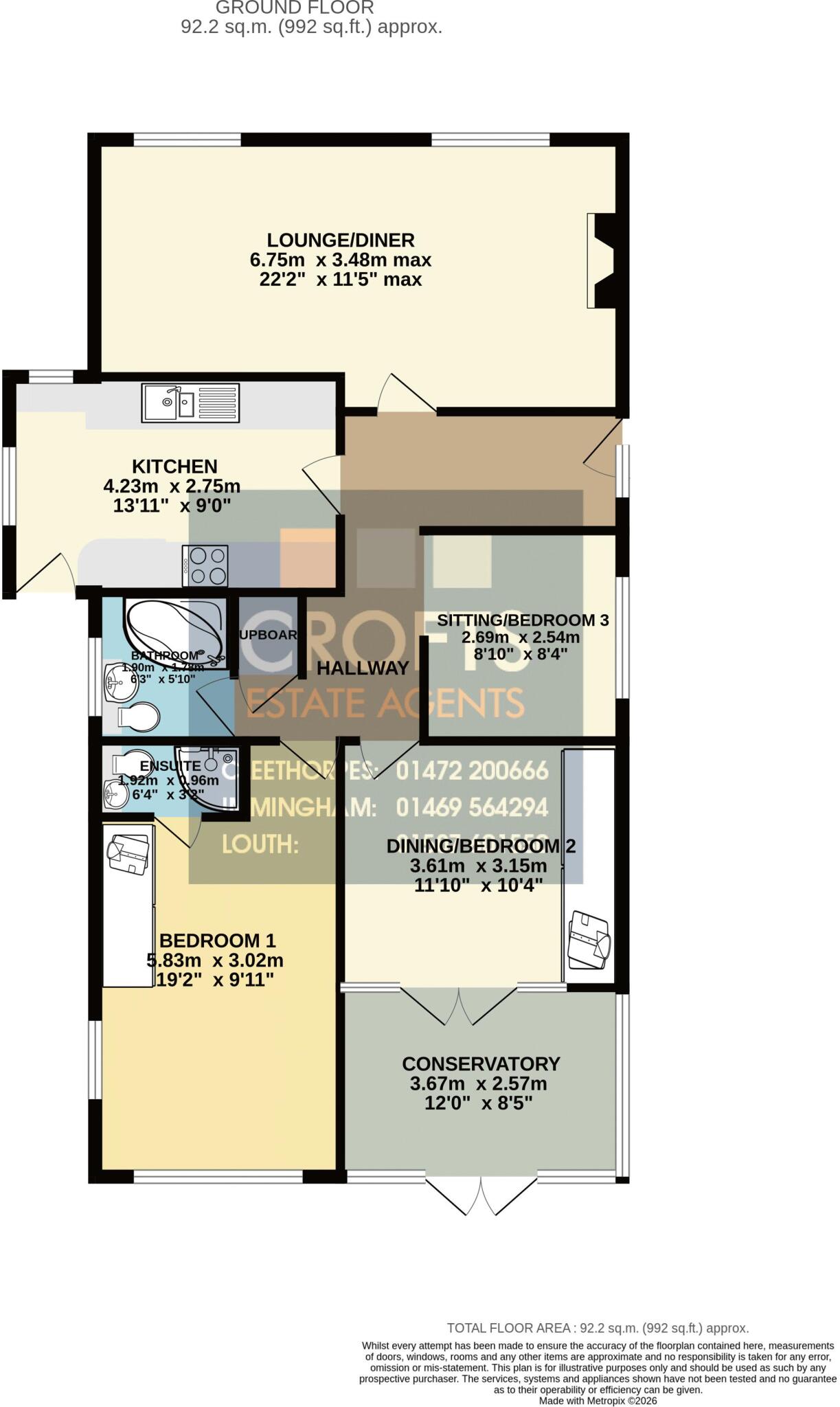 Chestnut Road, Waltham floorplan