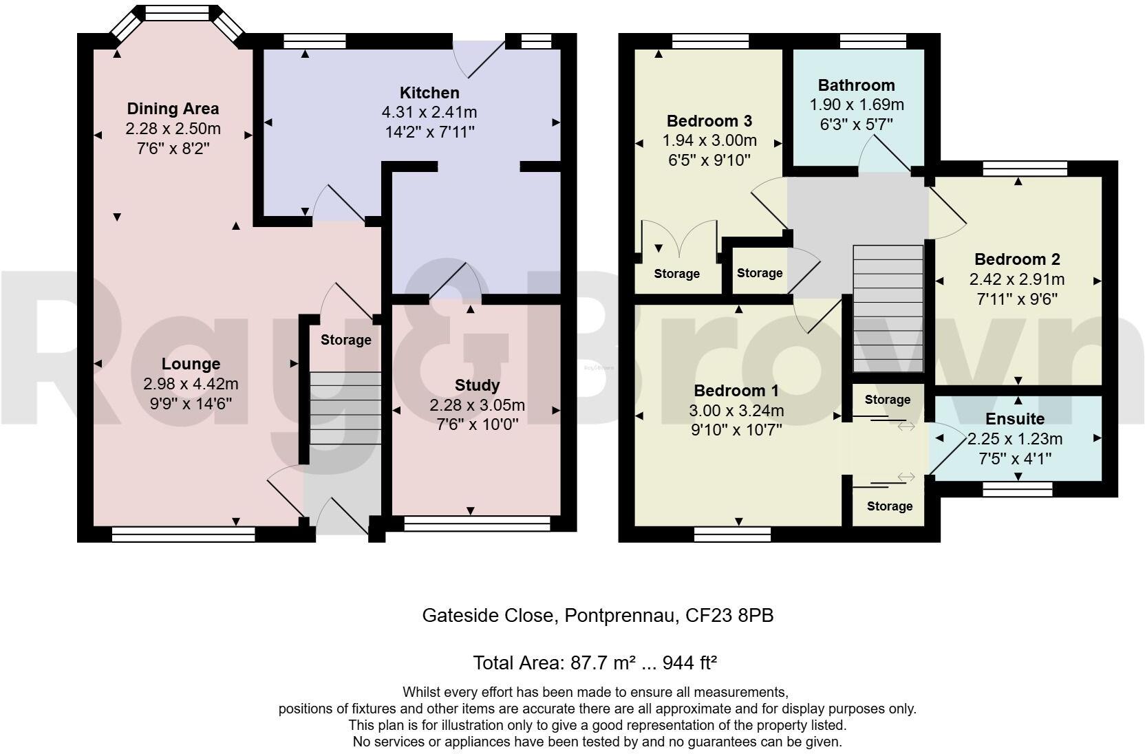Gateside Close, Pontprennau, Cardiff floorplan