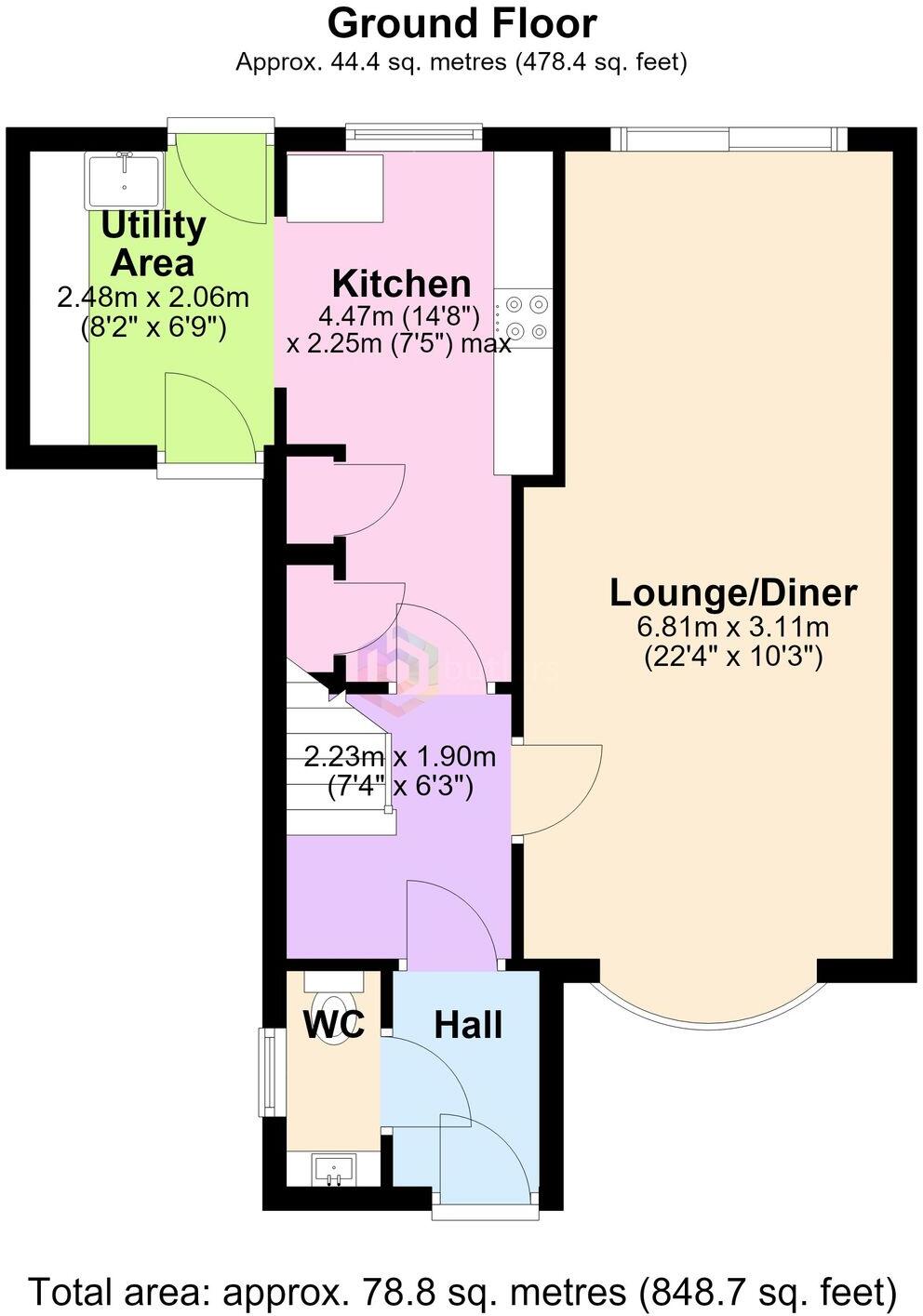 Ashton Close, Killamarsh, S21 floorplan