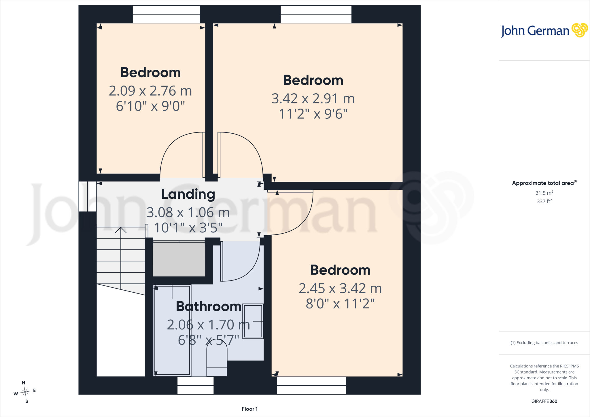 St. Oswalds Crescent, Ashbourne floorplan