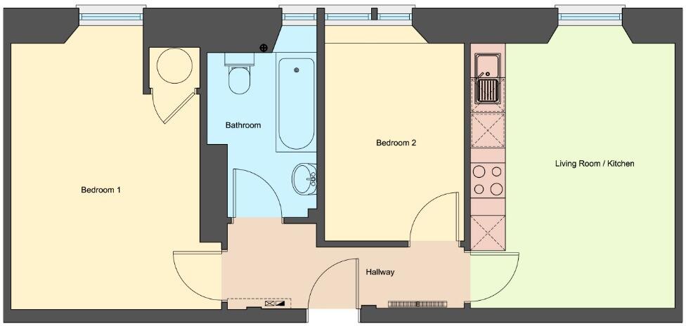 7B Port Street, Stirling Town, Stirling, FK8 floorplan