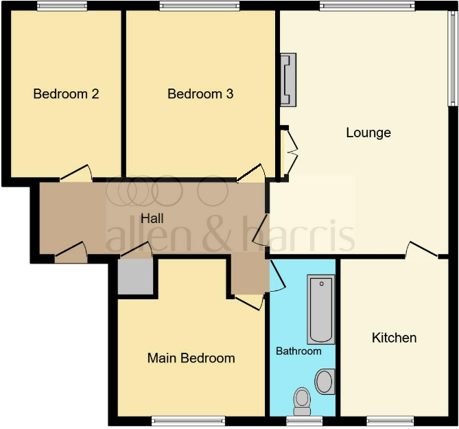 Shandon Crescent, Alexandria, Dunbartonshire, G83 floorplan