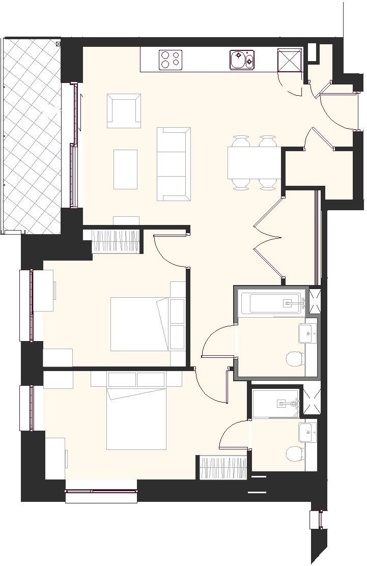 The Blossoms floorplan