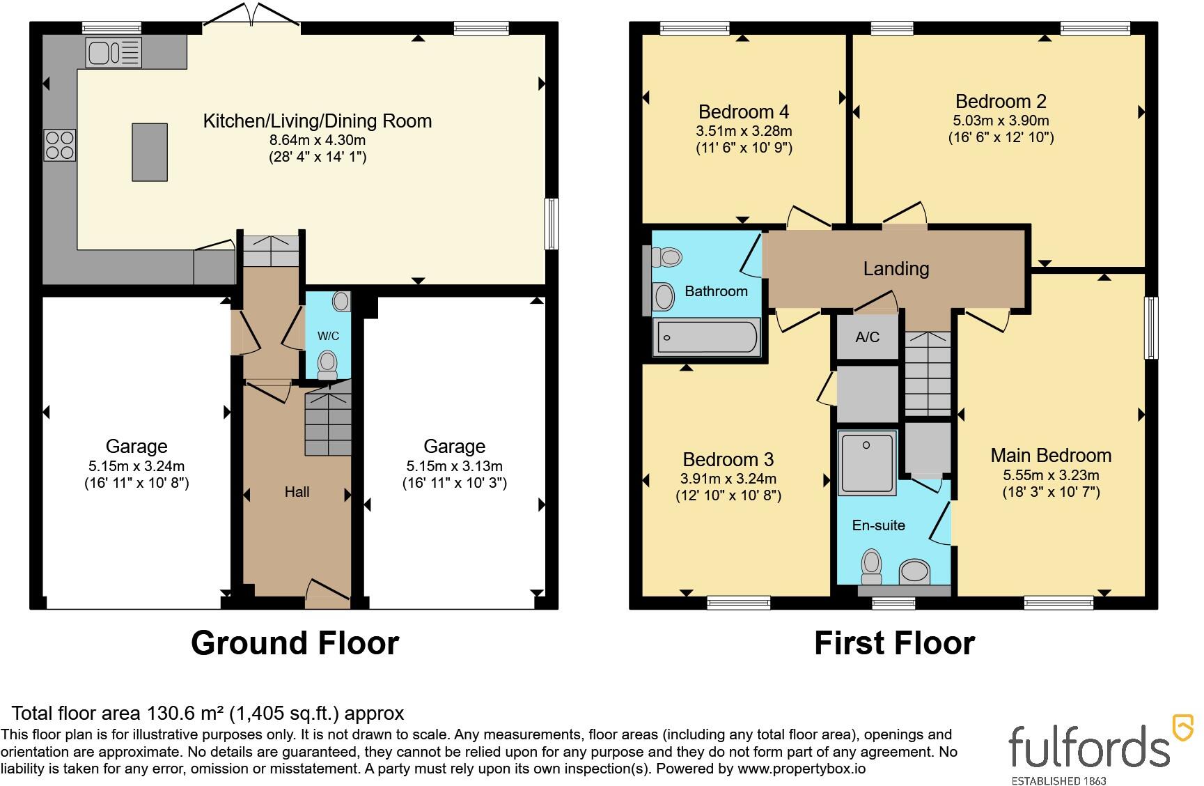 Longlands Way, HONITON, Devon, EX14 floorplan