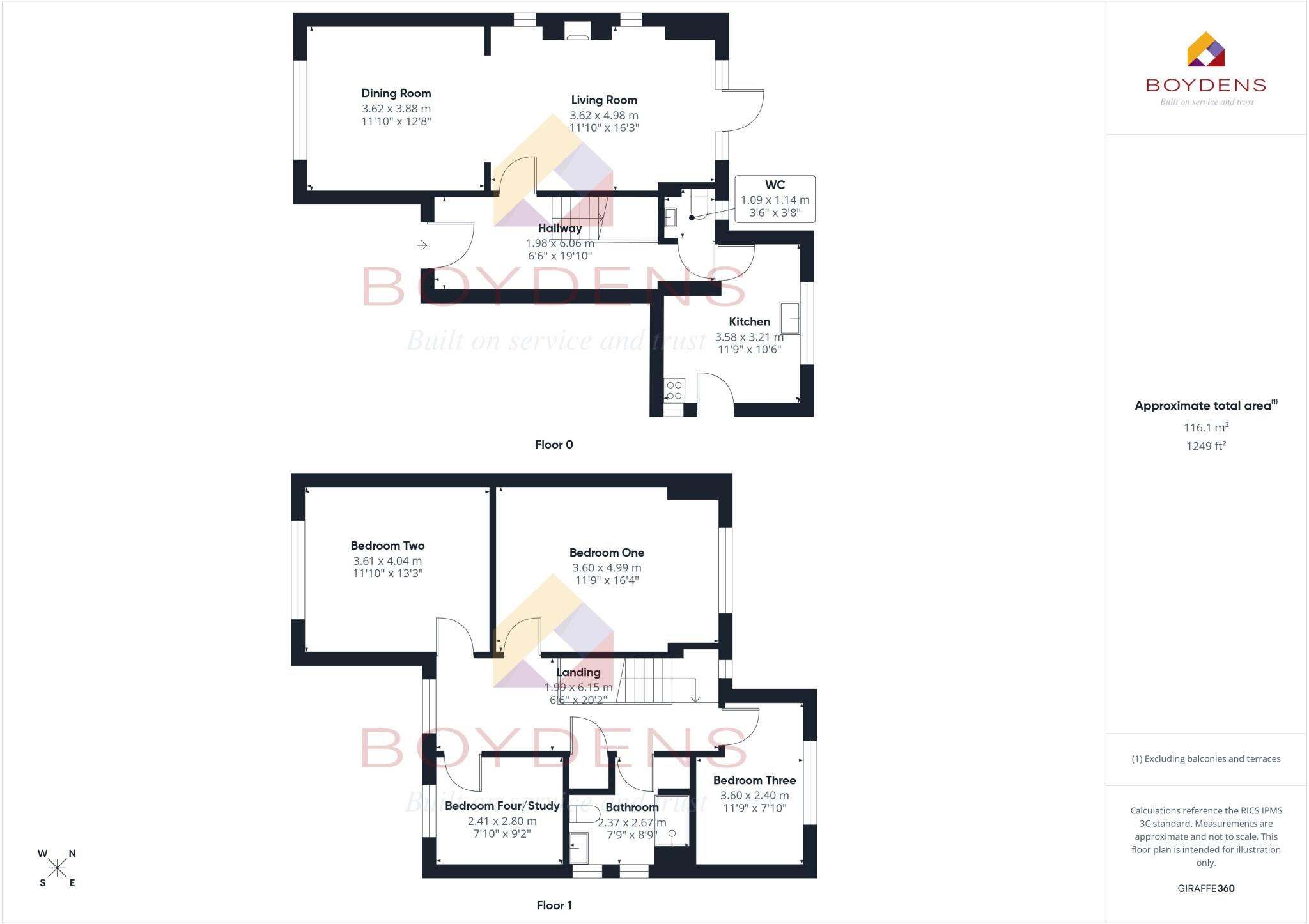 Arnold Road, Clacton on Sea floorplan