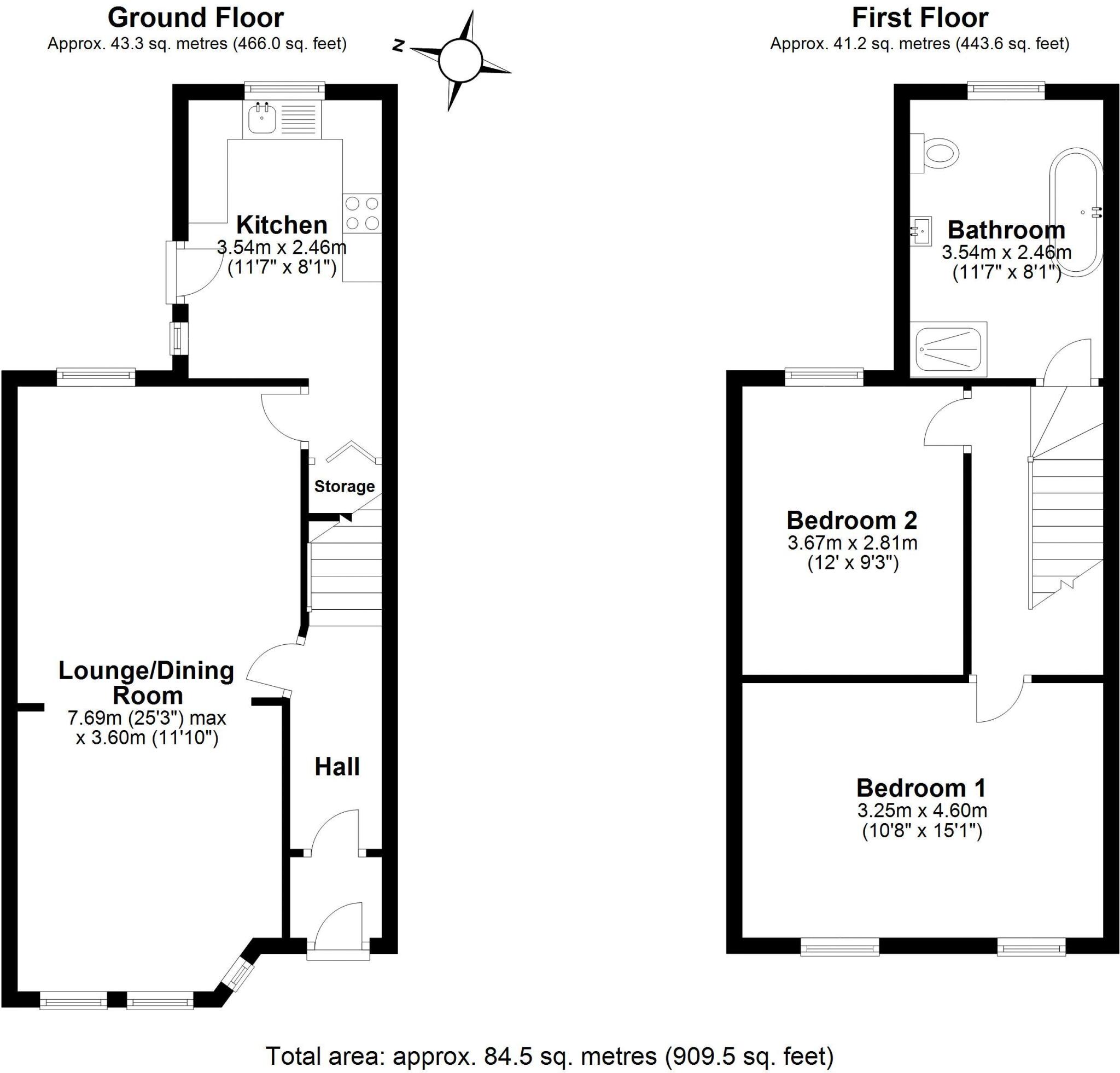 Warburton Street, Stockton Heath floorplan