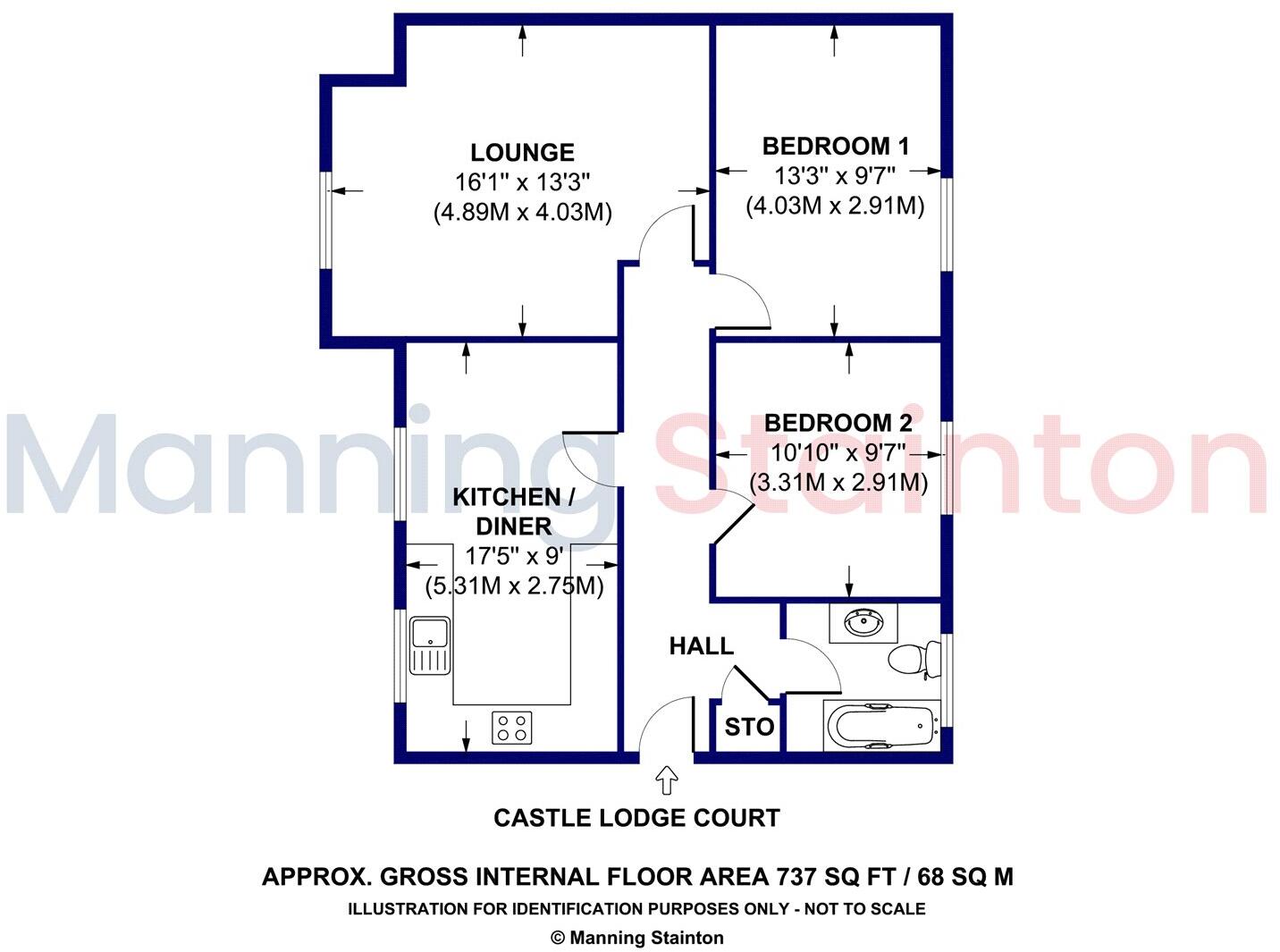 Castle Lodge Court, Rothwell, Leeds floorplan