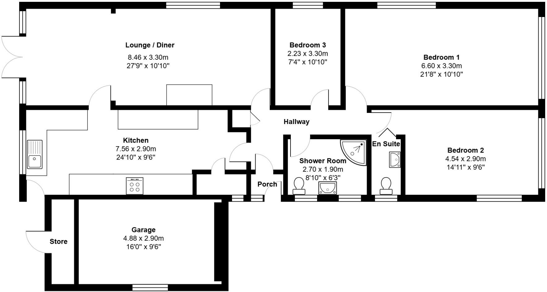 Fisher Road, Fakenham floorplan