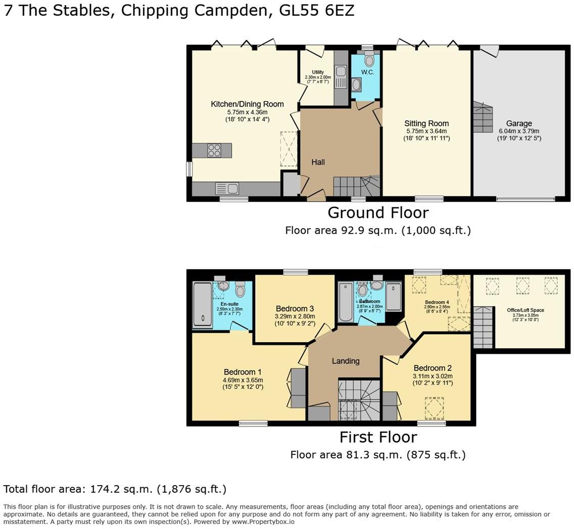 The Stables, Chipping Campden floorplan