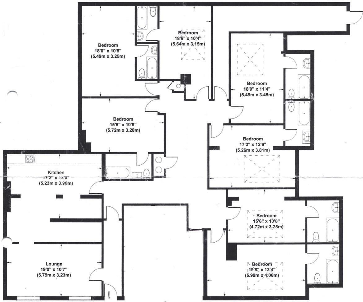 1, 7 Bath Place, Leamington Spa floorplan
