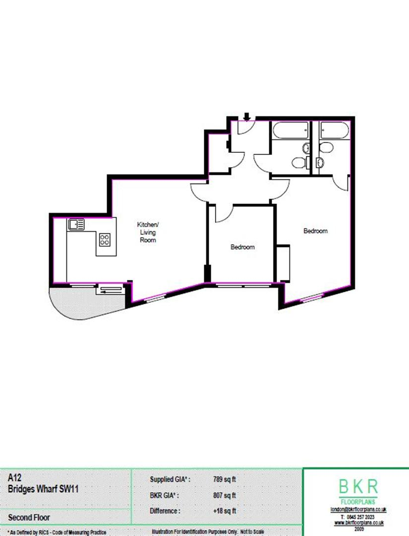 Vicentia Court, Bridges Wharf, Bridges Court Road, Battersea, London, SW11 floorplan