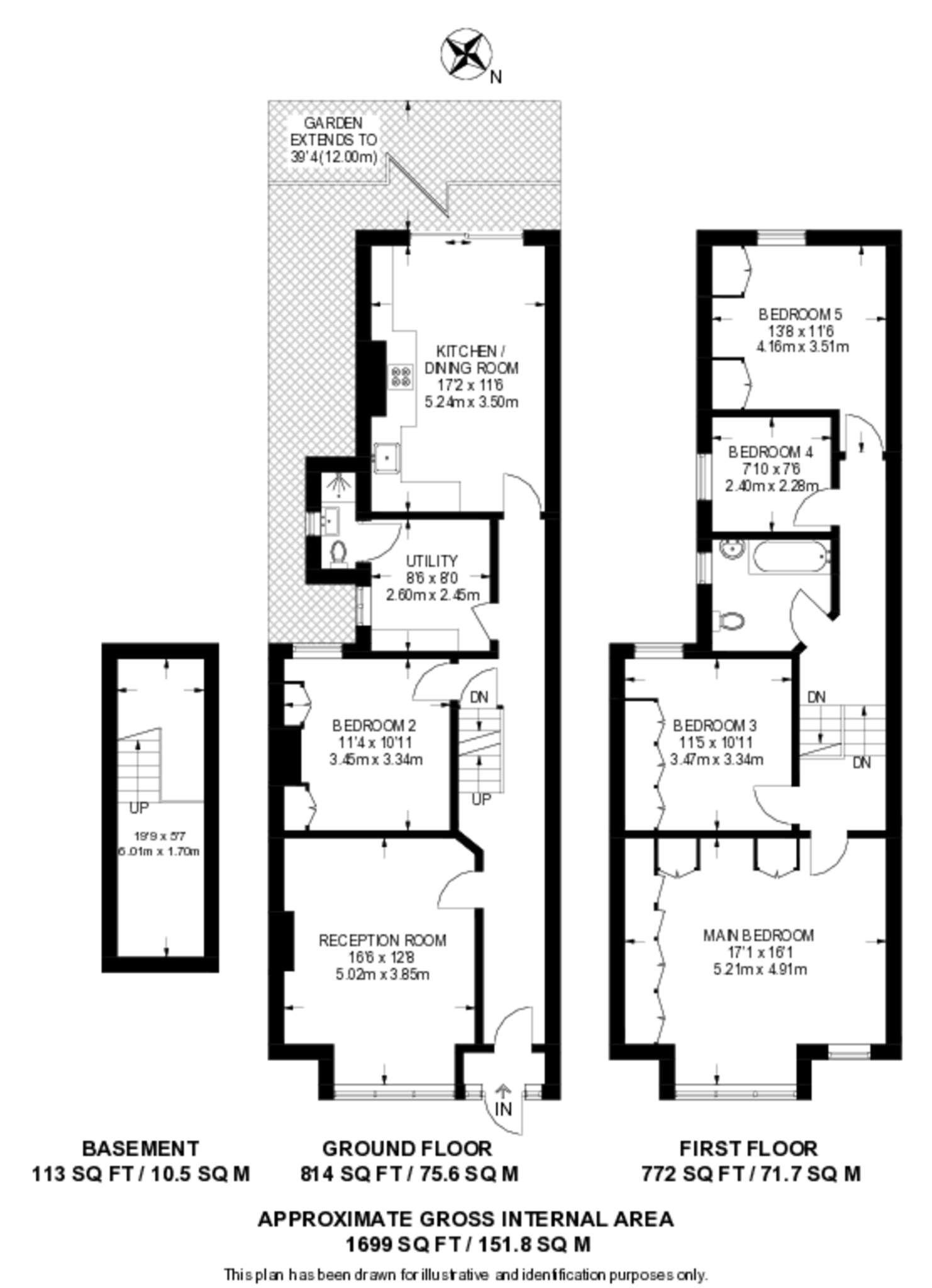 Lucien Road, Tooting Bec, London, SW17 floorplan