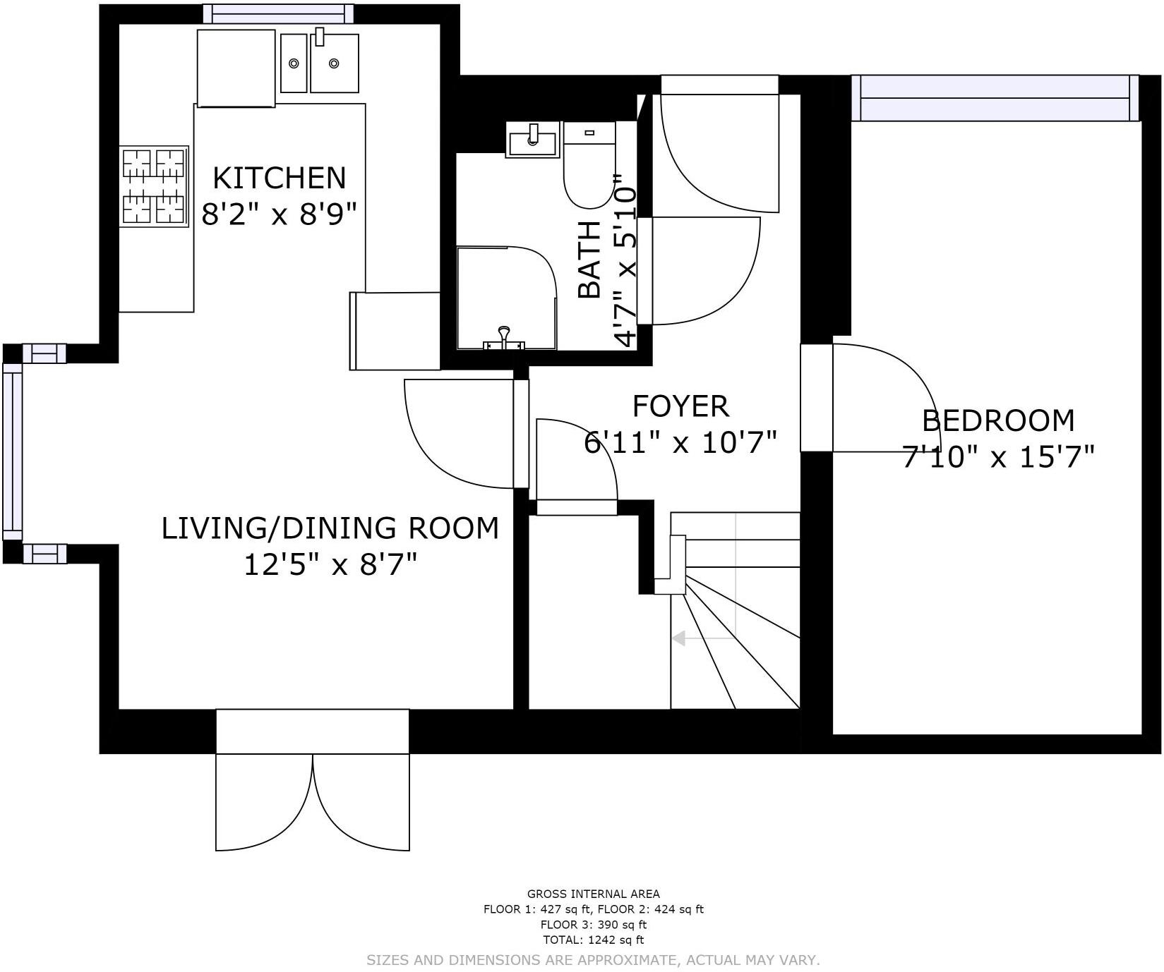 5 Bedroom, Royston Street floorplan