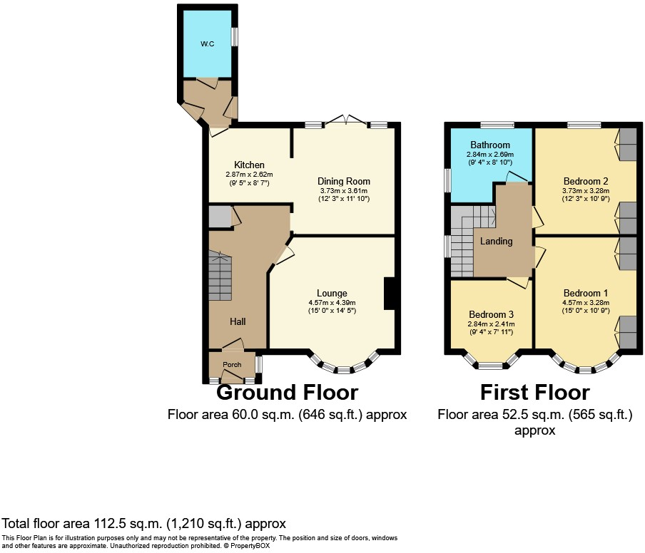 North Brink, Wisbech, Cambs, PE13 1LN floorplan