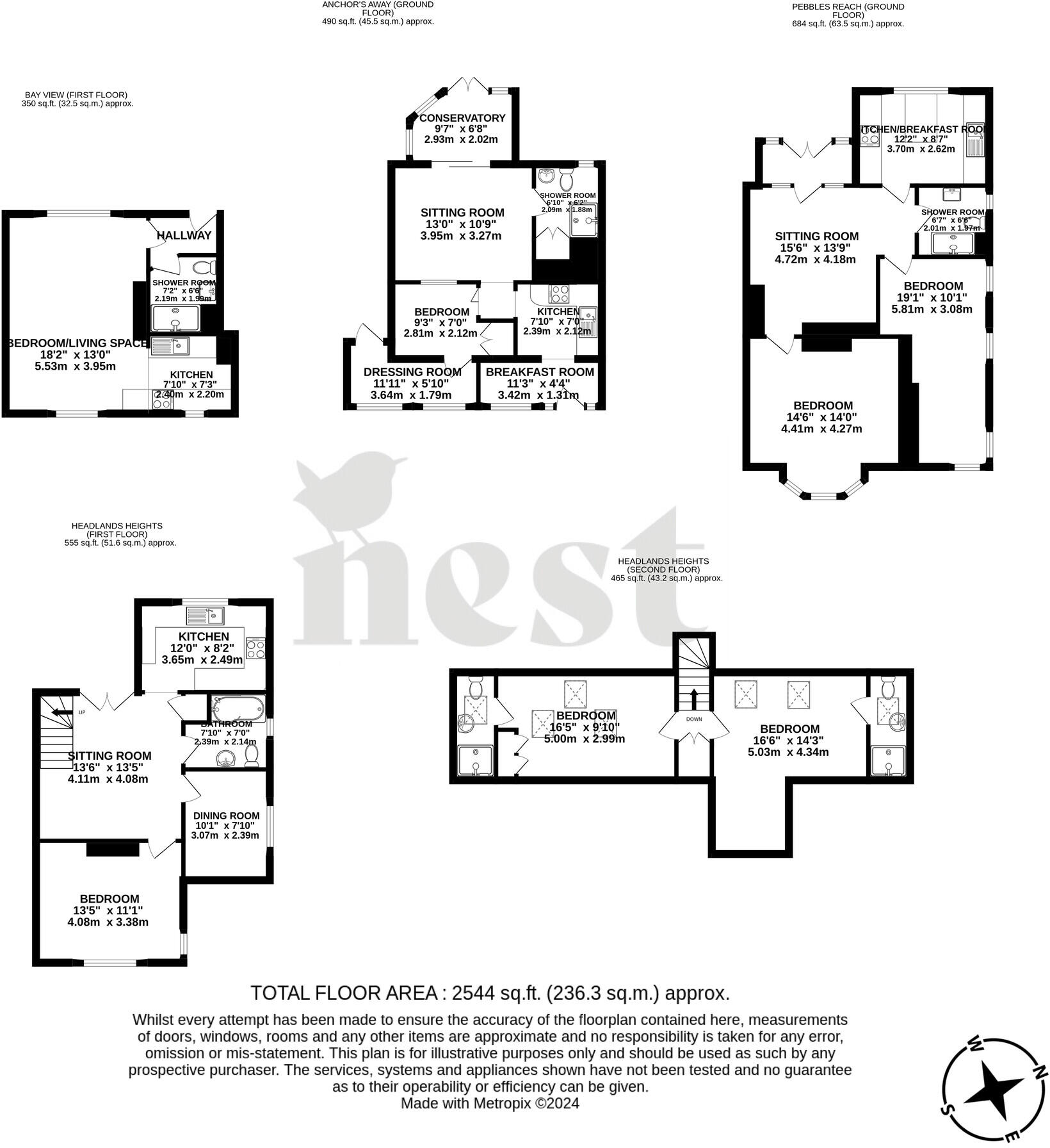 Blue Anchor, Minehead, Somerset floorplan