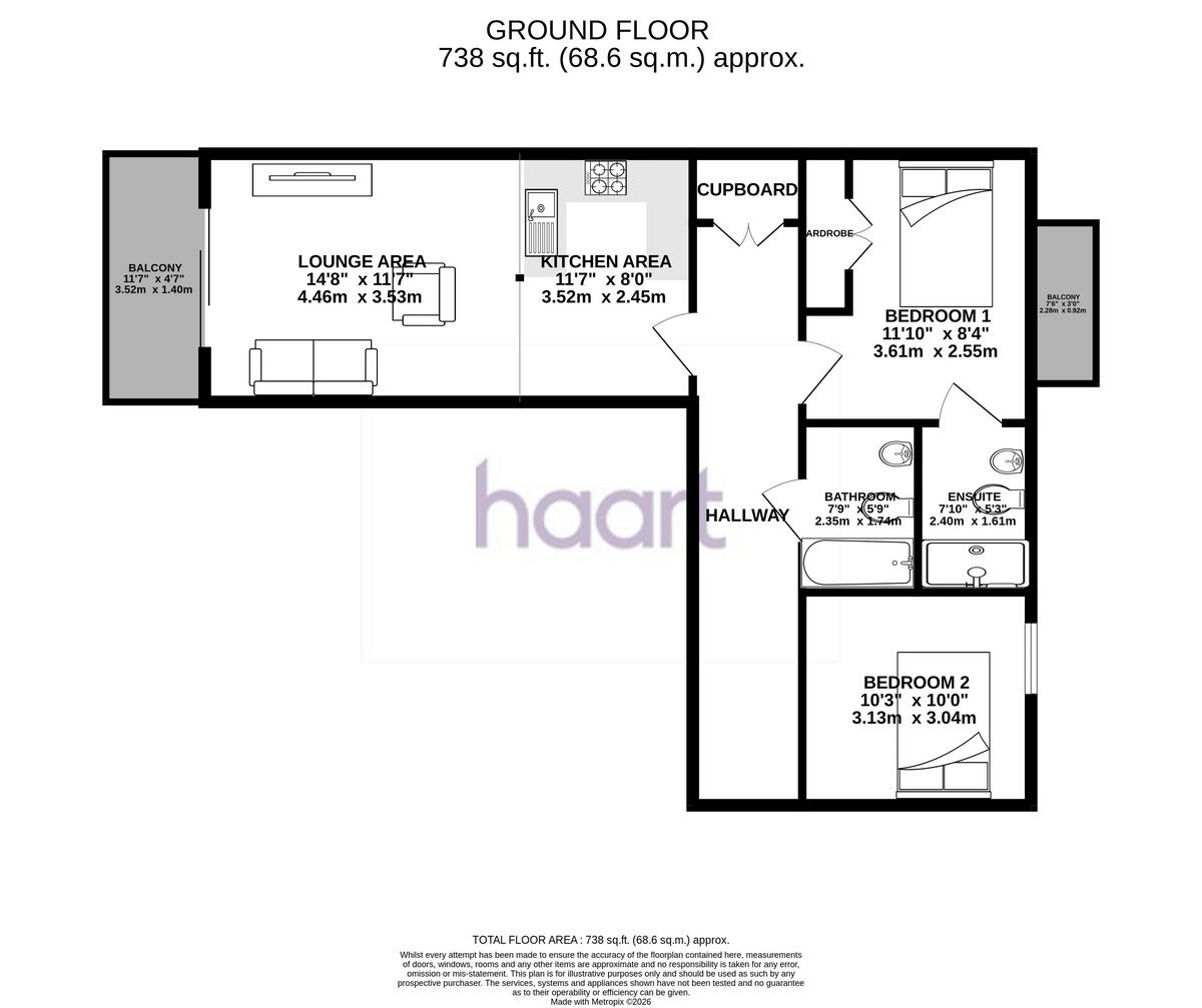Whitehall Quay, Leeds floorplan