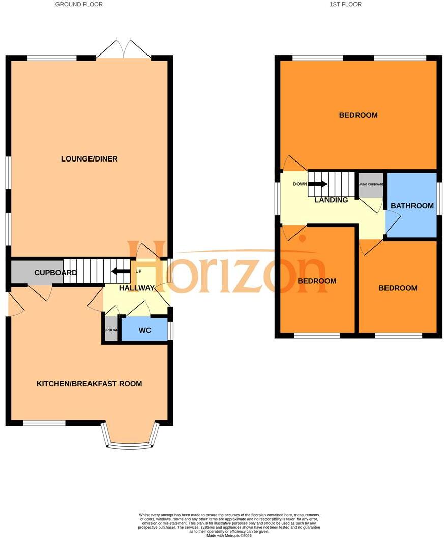 Albert Road, Ashingdon floorplan