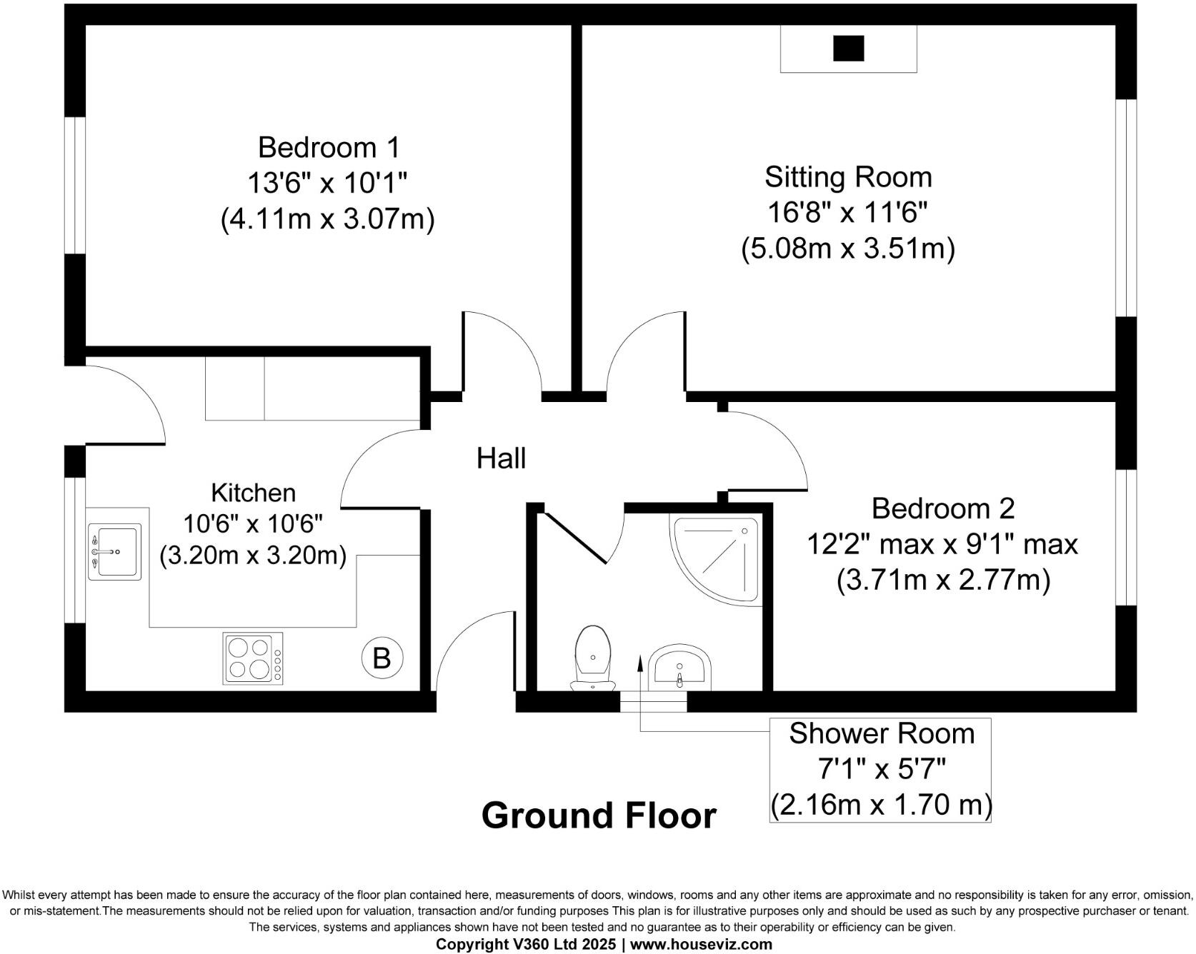 18 Aire Crescent, Cross Hills BD20 7RW floorplan