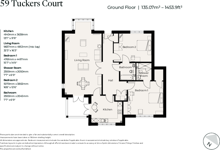No 59. Tuckers Court, Richmond Villages Witney, Coral Springs Way, Witney, Oxfordshire floorplan