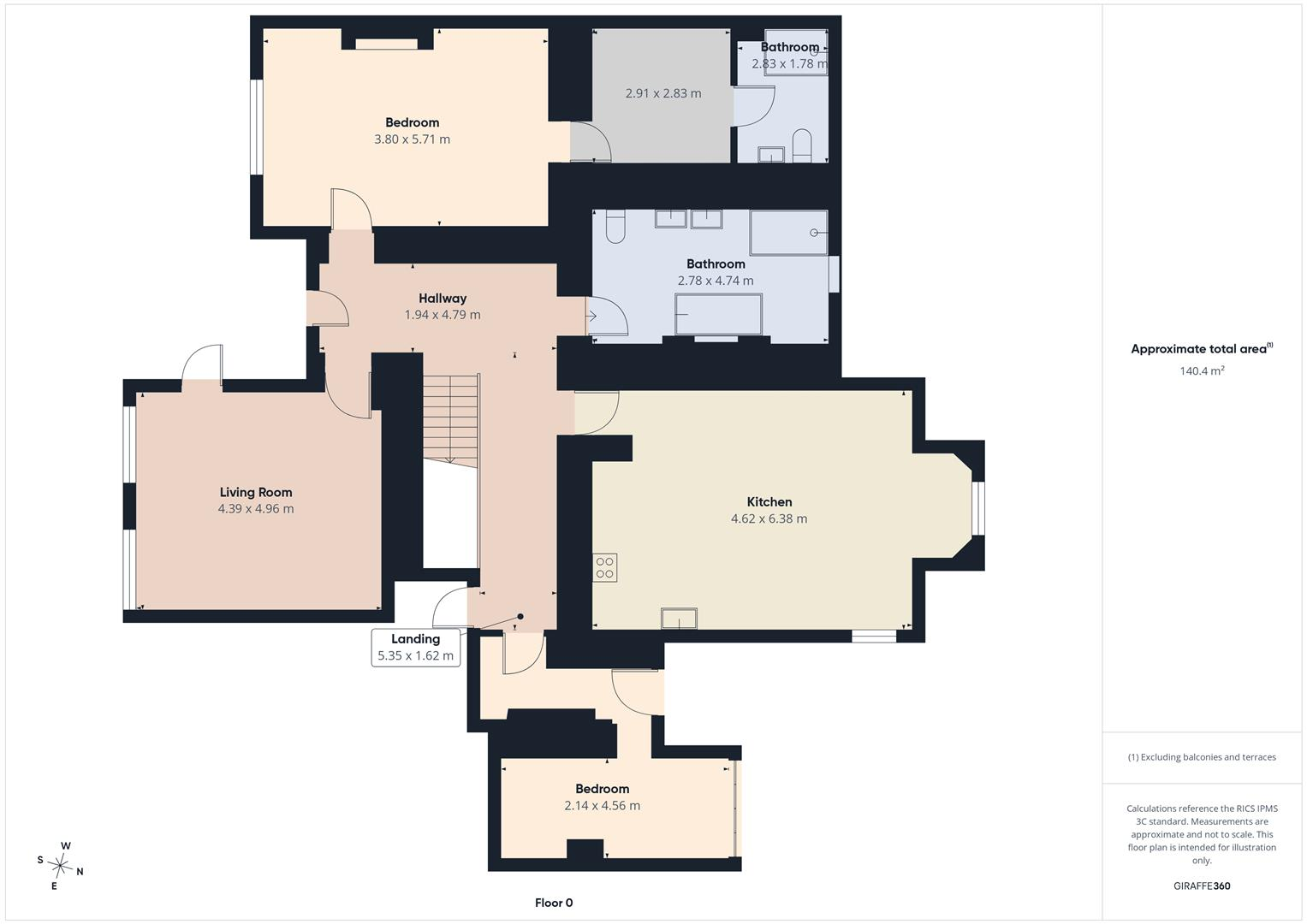 St Georges Mount, New Brighton floorplan