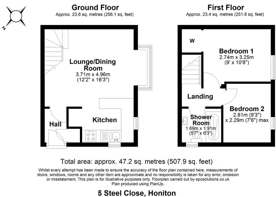Steel Close, Honiton floorplan