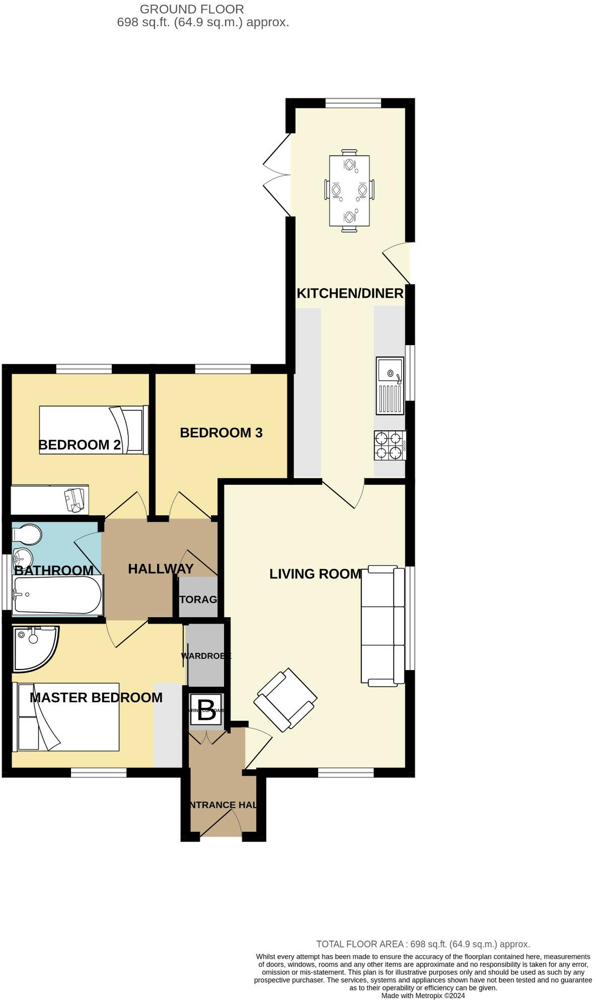 Fairfield Drive, Attleborough, Norfolk, NR17 floorplan