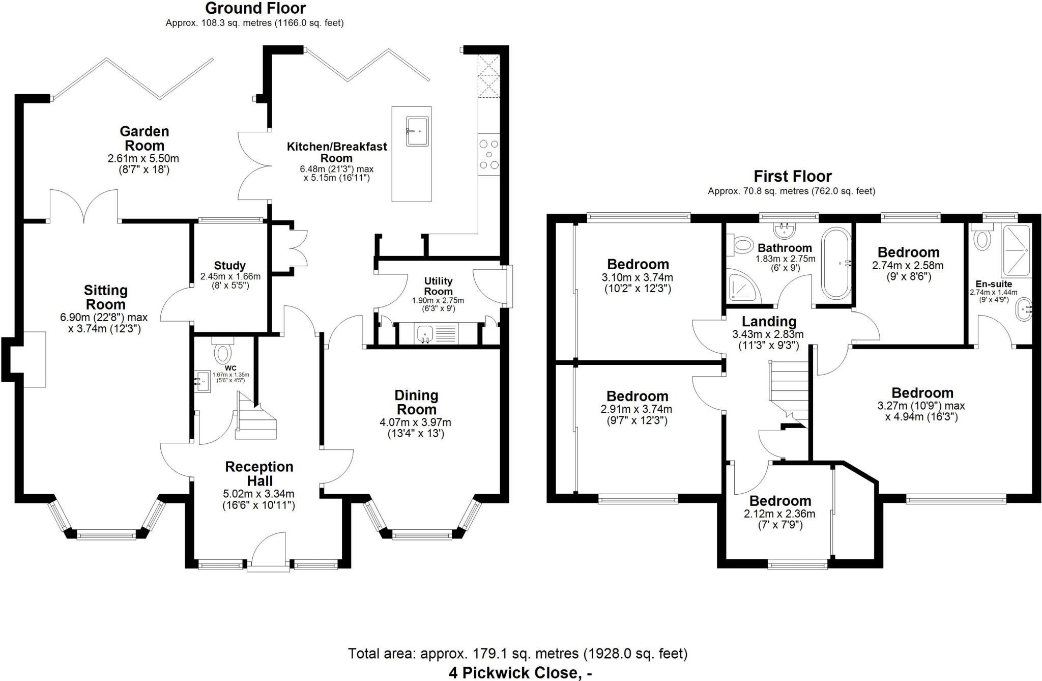 Pickwick Close, Durham, DH1 floorplan