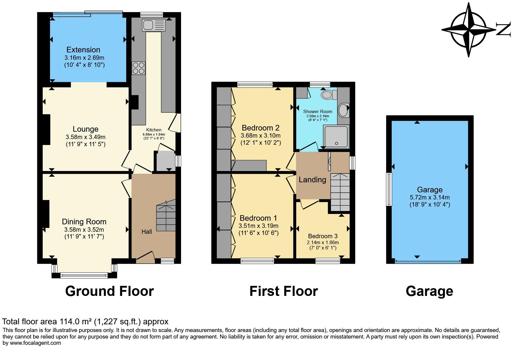 Stainburn Mount, Leeds, LS17 floorplan
