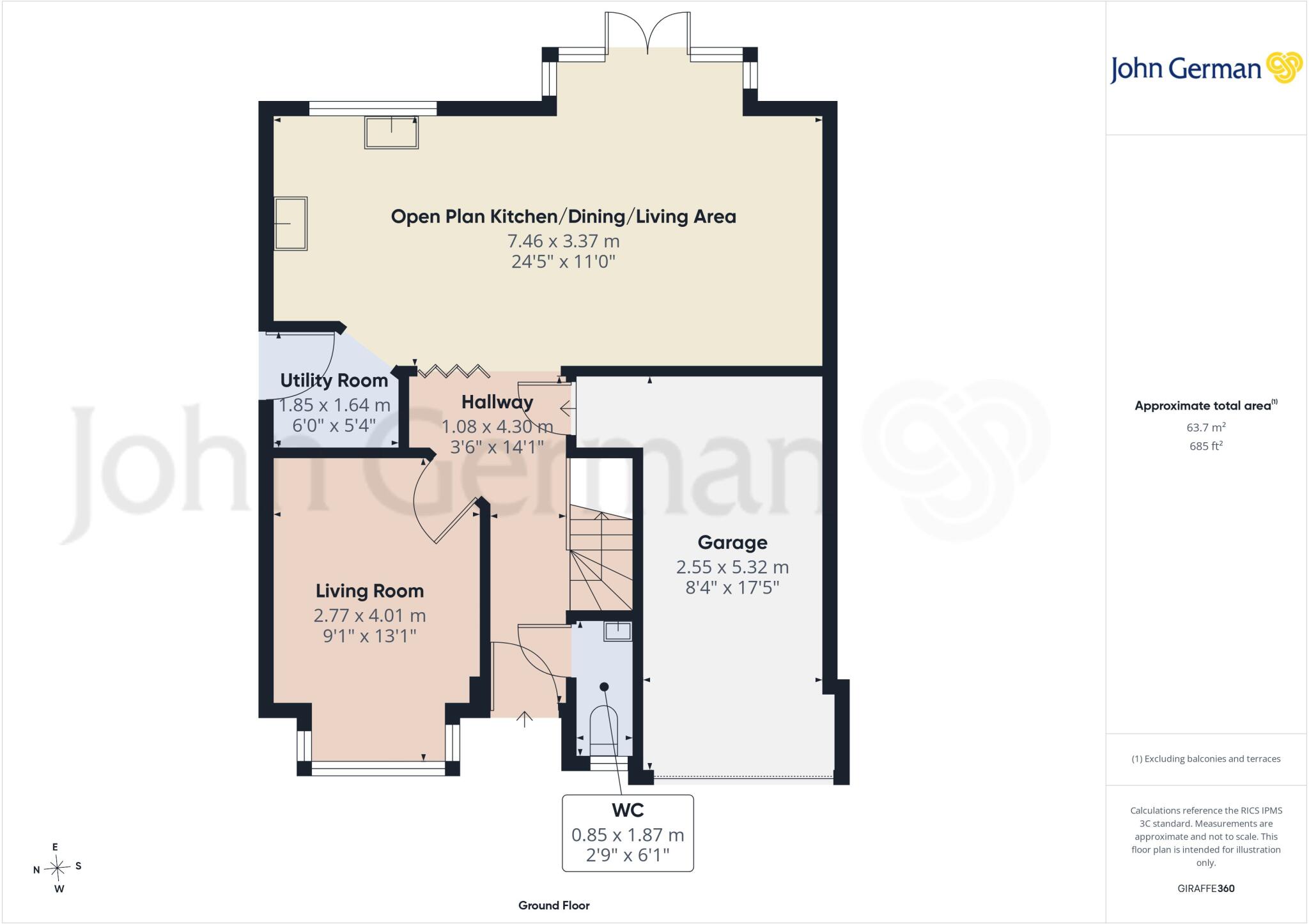 Hall Farm Close, Hixon floorplan